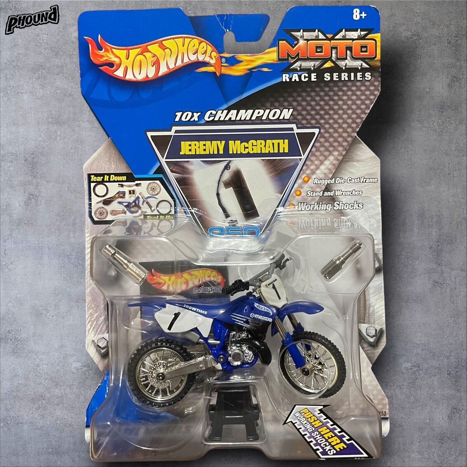 Other 2001 Hot Wheels MOTO Race Serie Champion Jeremy McGrath New Size ONE SIZE - 1 Thumbnail