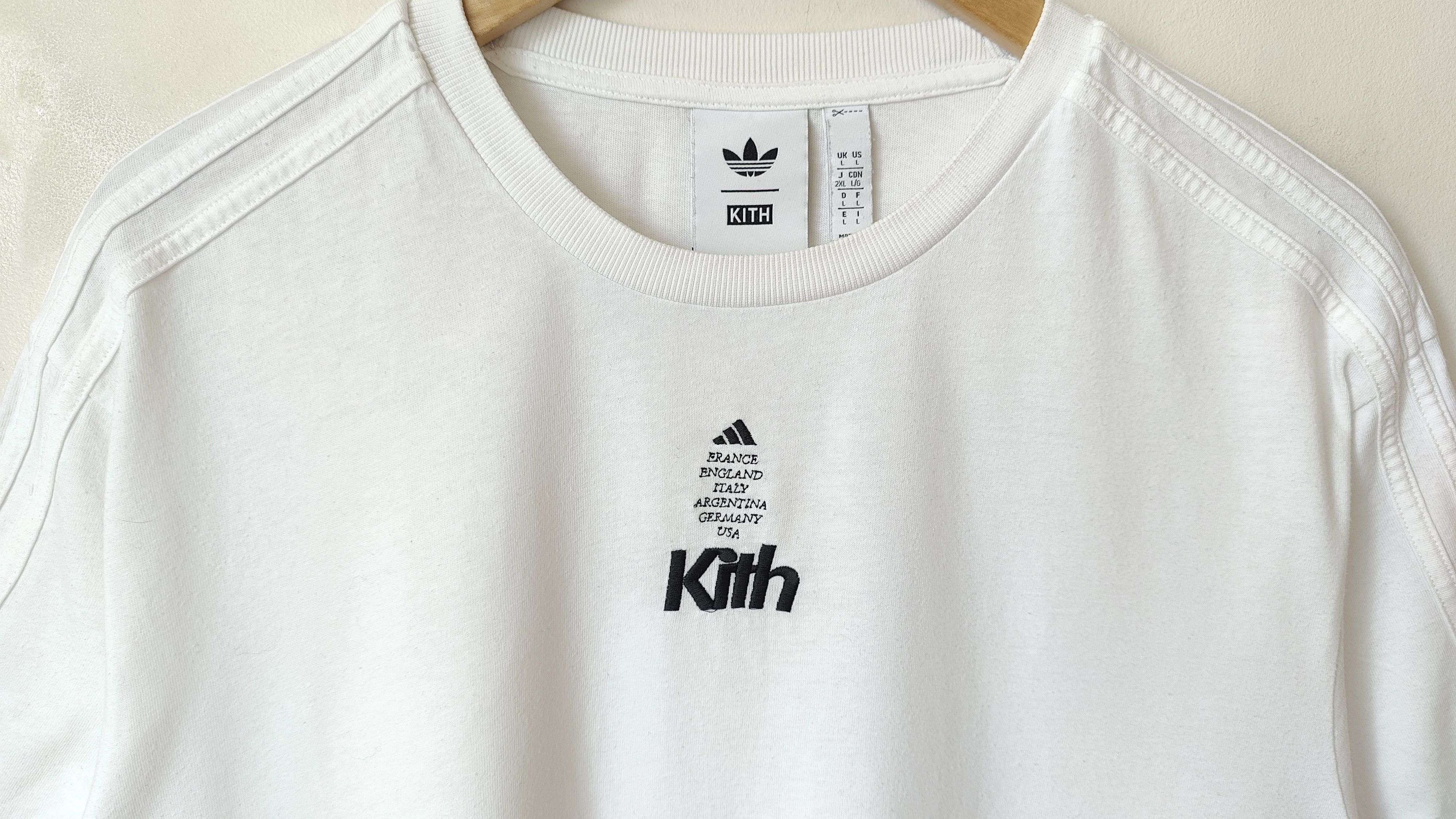 Adidas × Kith Kith x Adidas World Cup Collaboration Tshirt Size US L / EU 52-54 / 3 - 3 Thumbnail