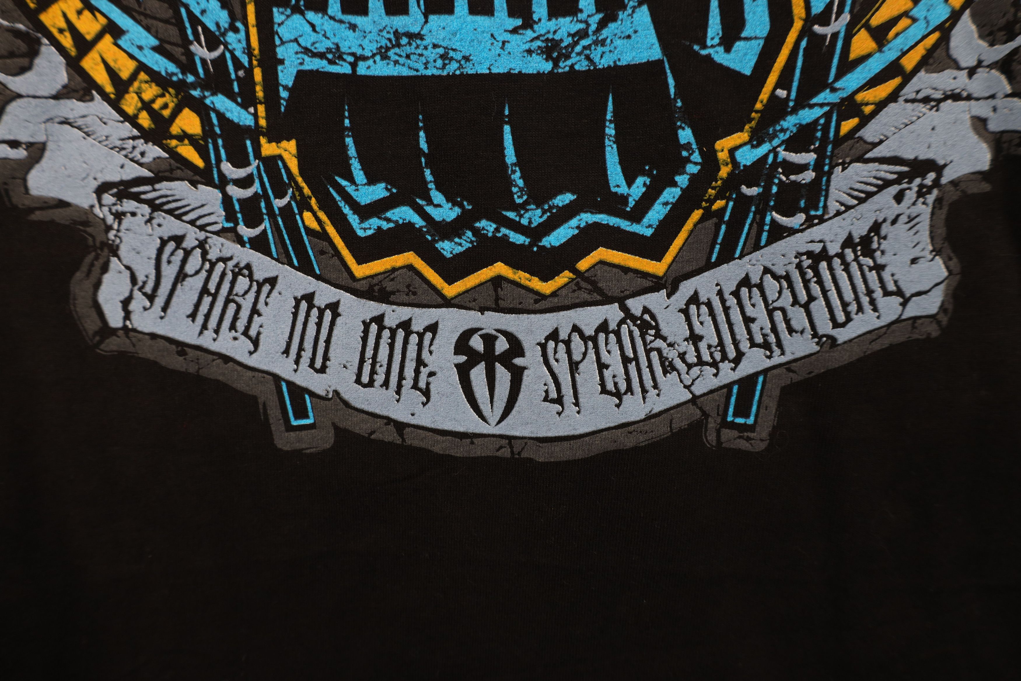 Vintage Vintage Y2K WWE WWF Reigns Empire Wrestling T-Shirt Black Size US M / EU 48-50 / 2 - 6 Thumbnail