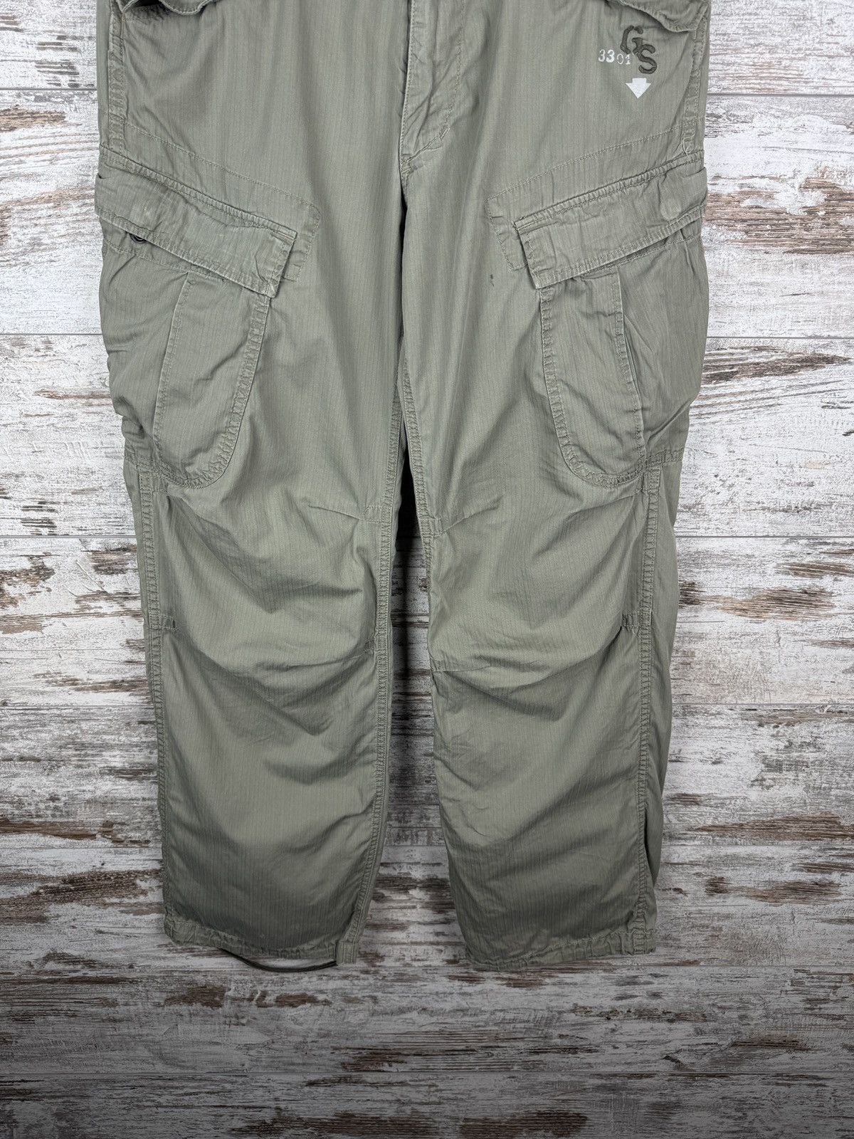 G-Star Mens Vintage G Star Raw cargo pants Y2K avant garde jeans Size US 34 / EU 50 - 3 Thumbnail