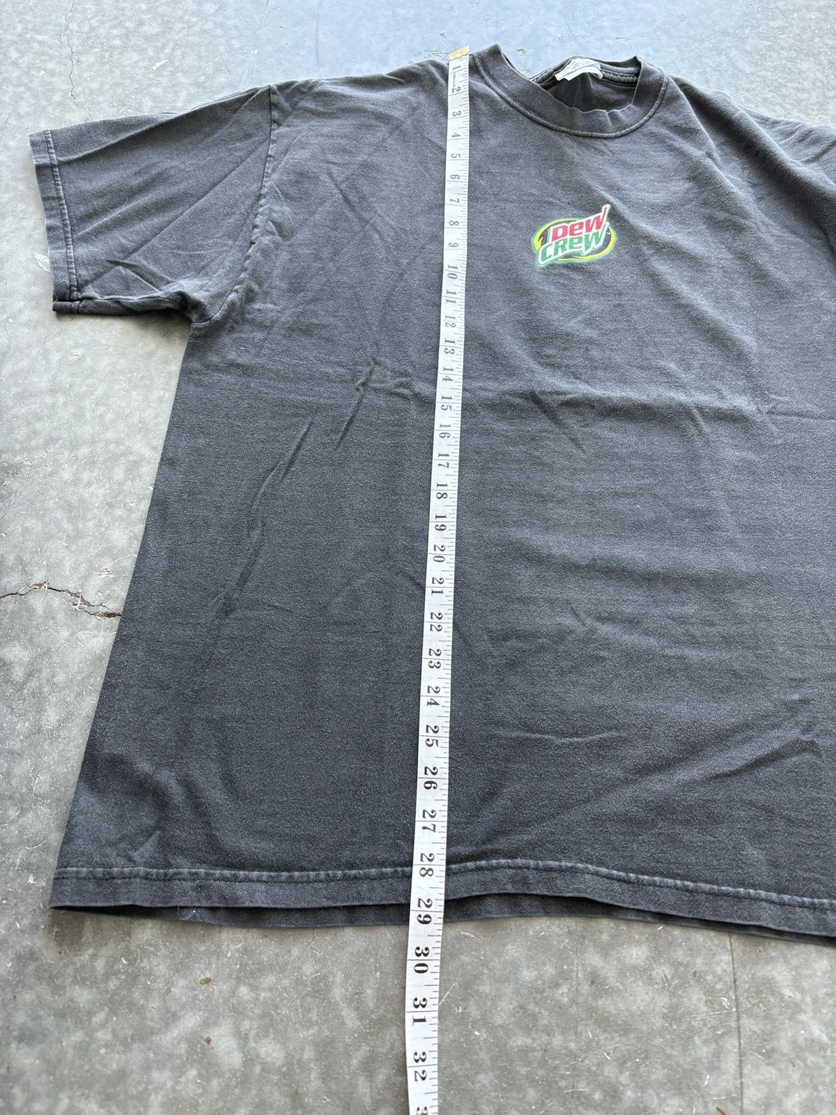Vintage Vintage 90s Mountain Dew Crew Graphic Tee Size US XL / EU 56 / 4 - 5 Thumbnail