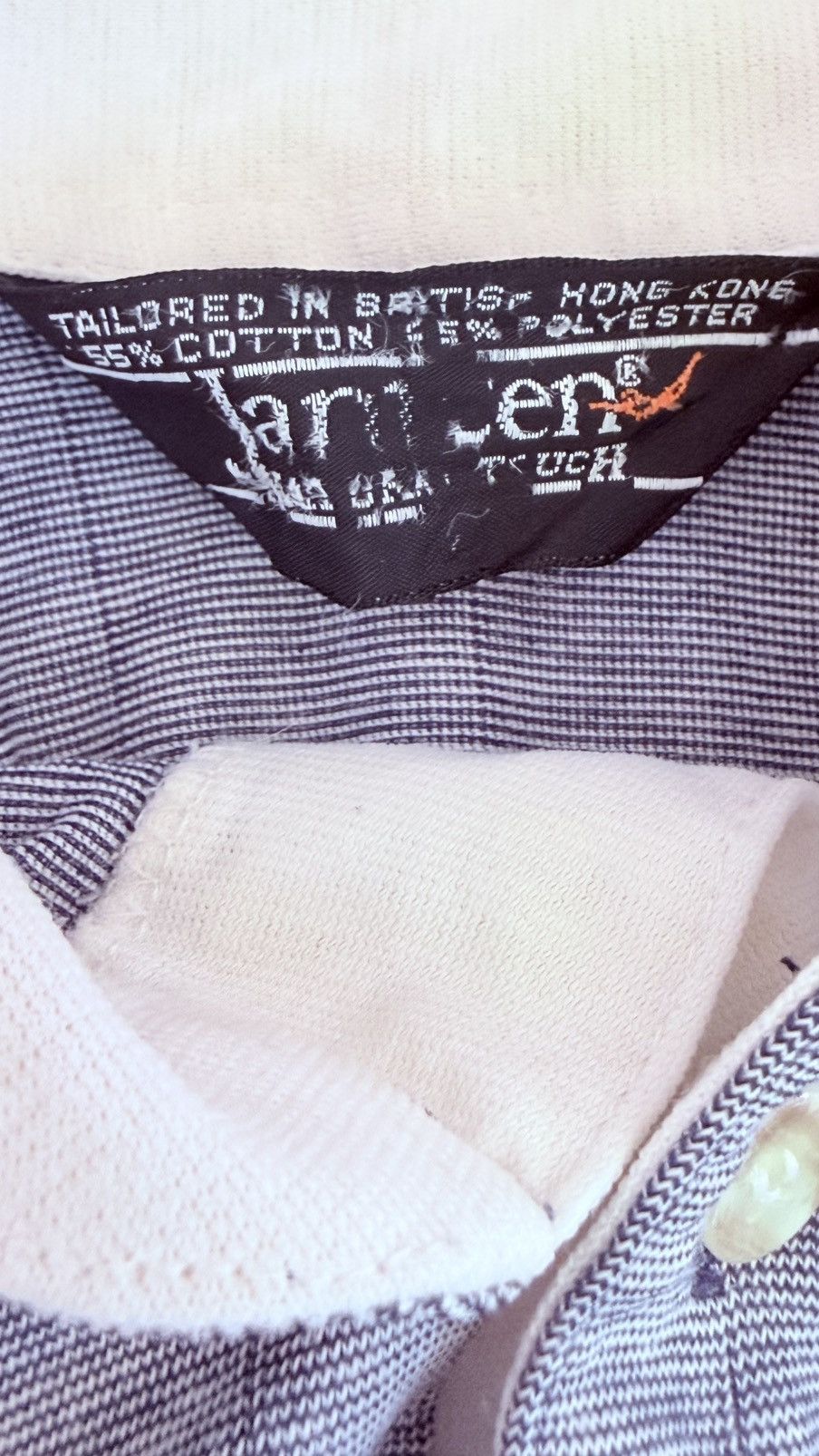 Jantzen Vinyage 70s Jantzen Sea Touch Micro-Stripe Polo Golf Shirt Size US S / EU 44-46 / 1 - 2 Thumbnail