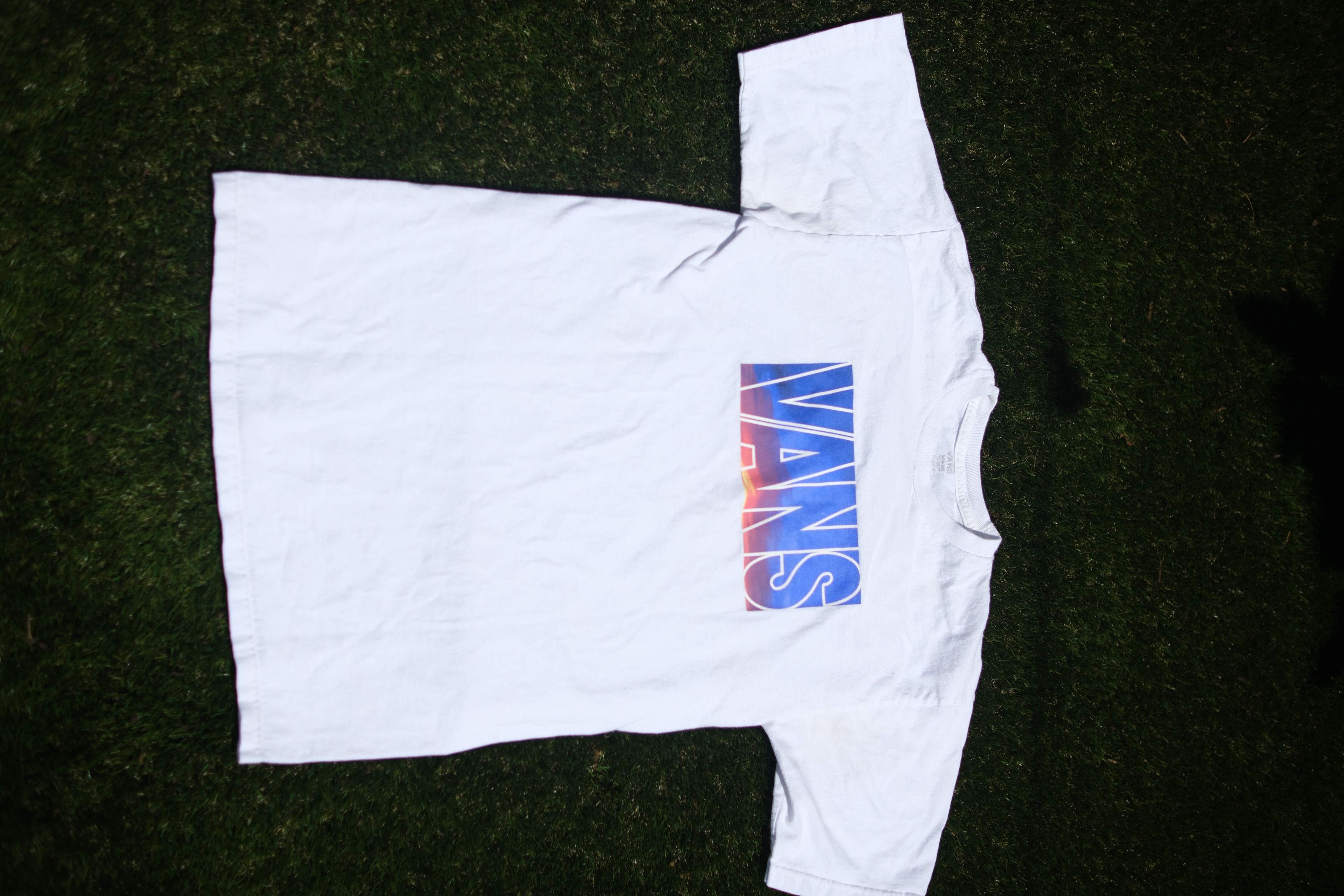 Vans Vintage Gradient Vans Logo Tee Size US M / EU 48-50 / 2 - 2 Thumbnail