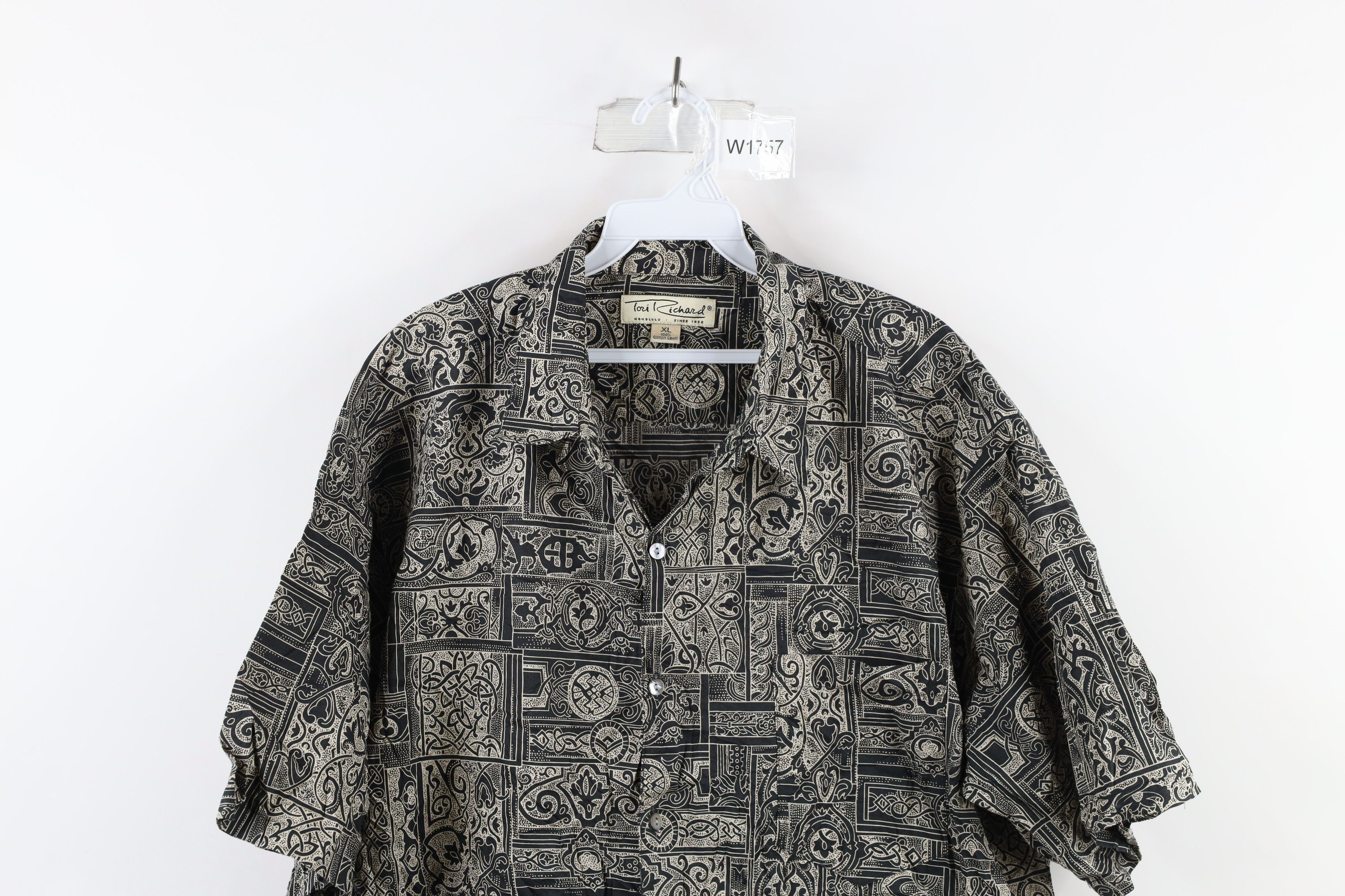 Vintage Vintage 90s Streetwear All Over Print Button Shirt USA Size US XL / EU 56 / 4 - 2 Thumbnail