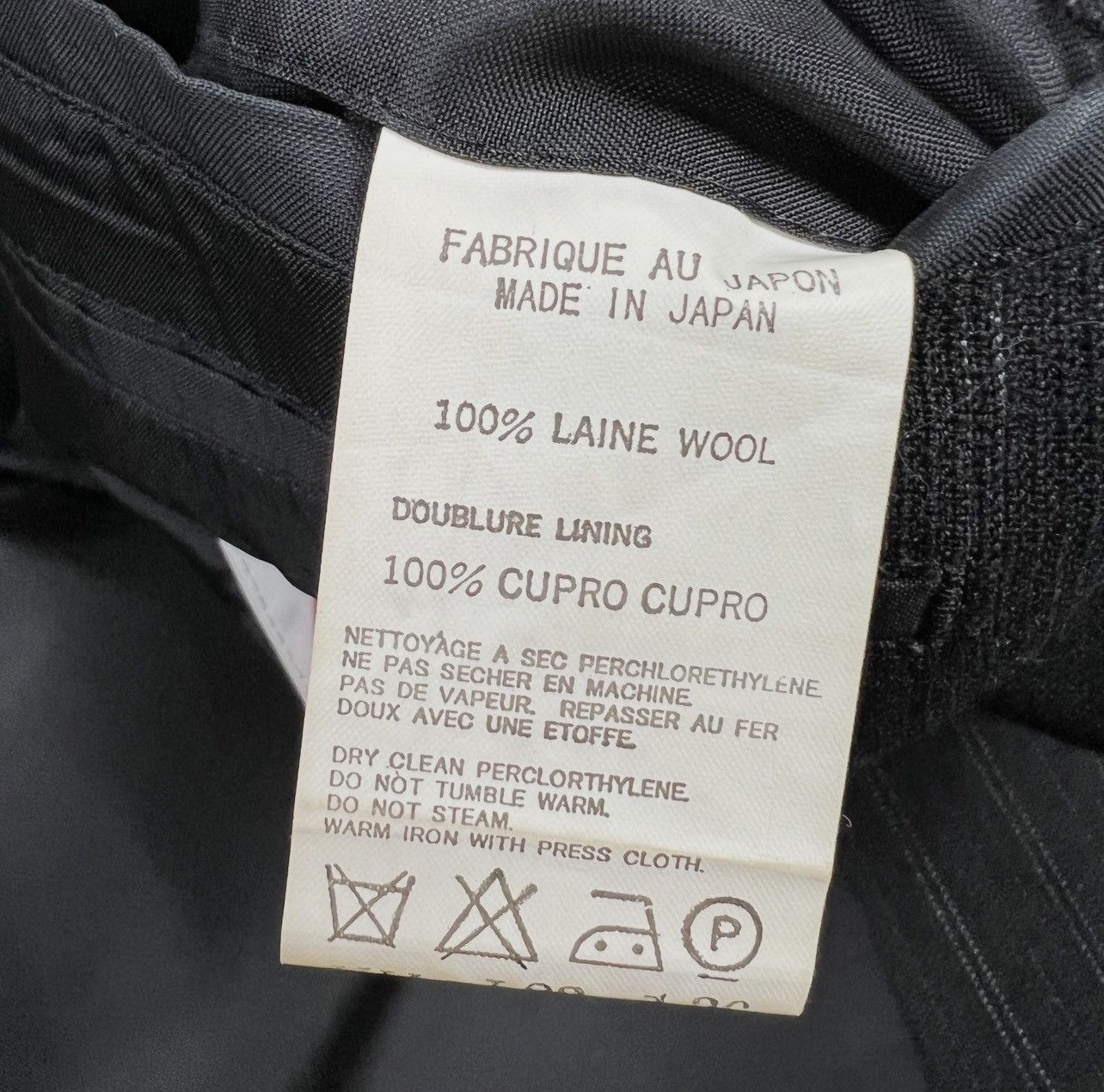 Yohji Yamamoto Yohji Yamamoto Costume D’Homme Pinstripe Wool Suit Archive Size 46R - 8 Thumbnail