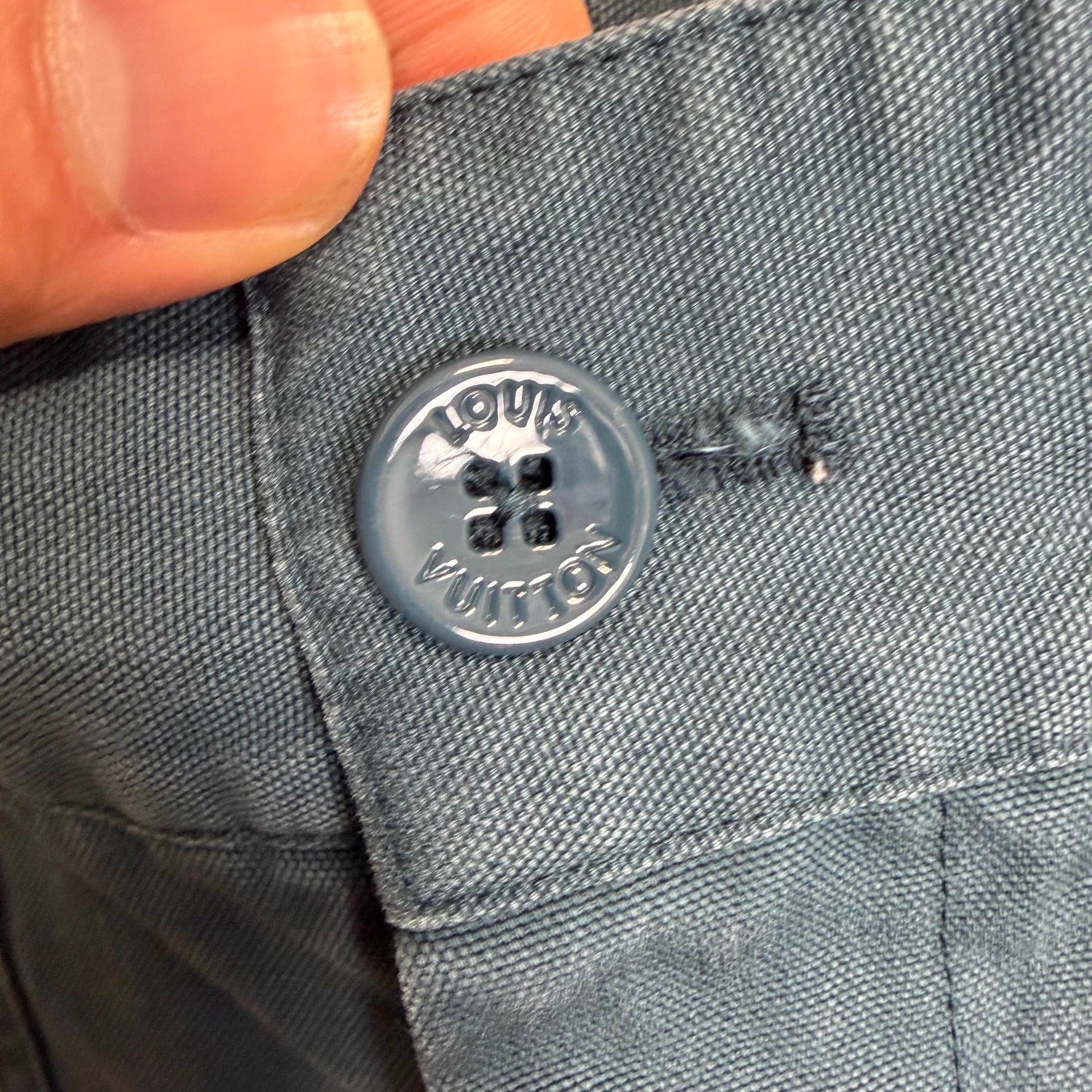 Louis Vuitton LOUIS VUITTON SS23 Plain Patch-Pocket Straight Men's Navy Size US 26 / EU 42 - 5 Thumbnail