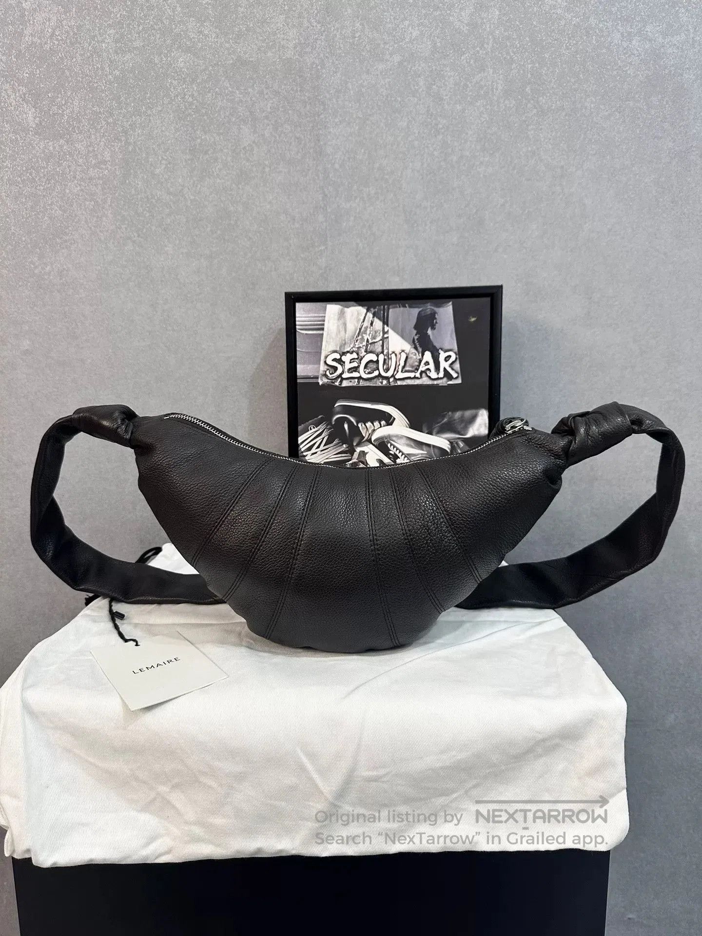 Lemaire Lemaire Small Brown Croissant Bag. Size ONE SIZE - 4 Thumbnail