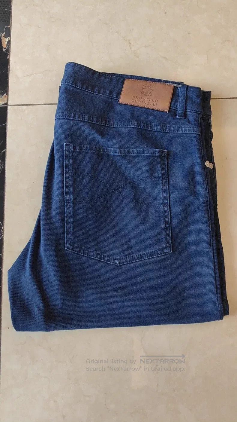 Brunello Cucinelli Brunello Cucinelli Blue Denim Jeans. Size US 34 / EU 50 - 1 Thumbnail