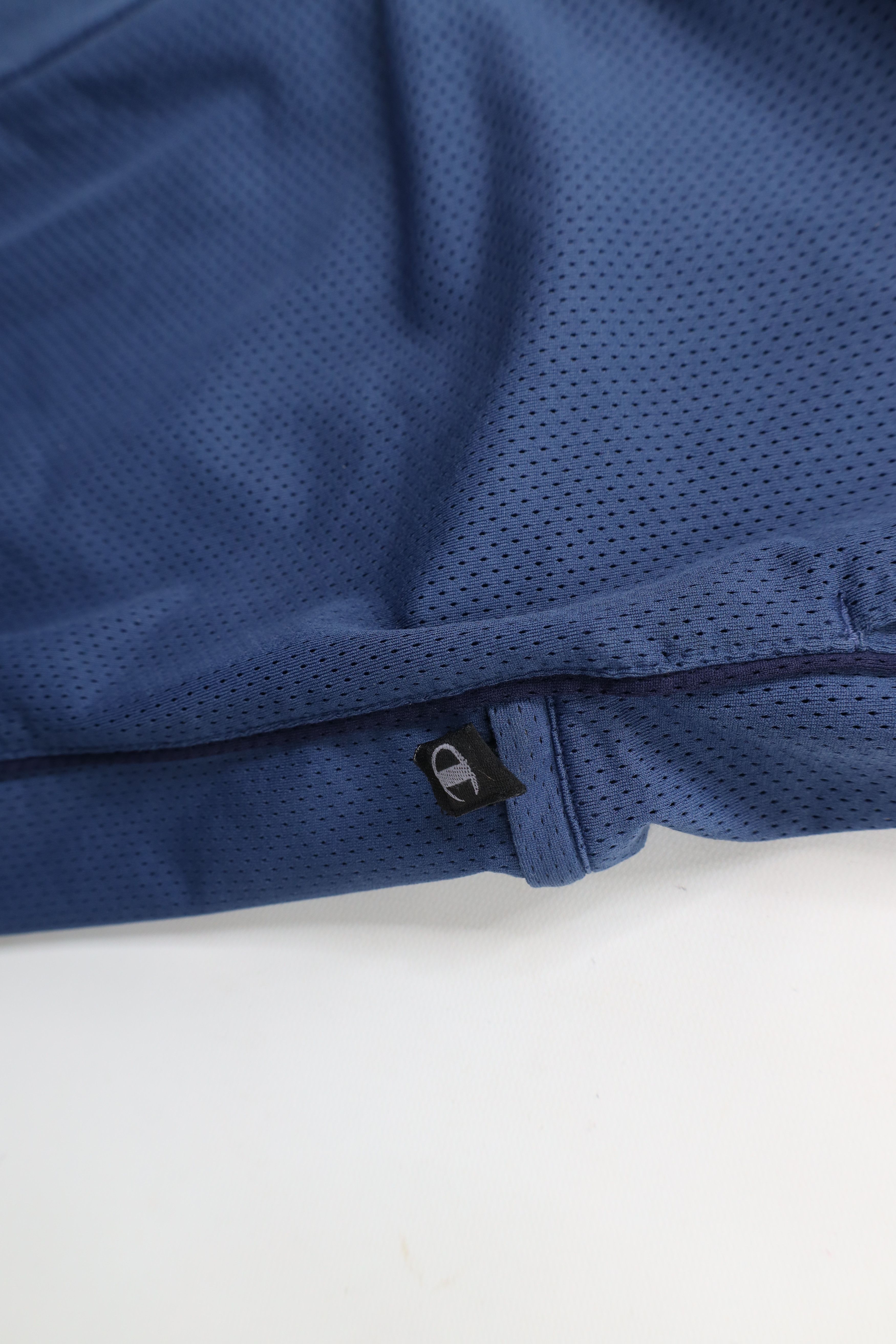 Champion × Vintage Vintage 90s Champion Mesh Wide Leg Cargo Sweatpants Blue Size US 34 / EU 50 - 5 Thumbnail