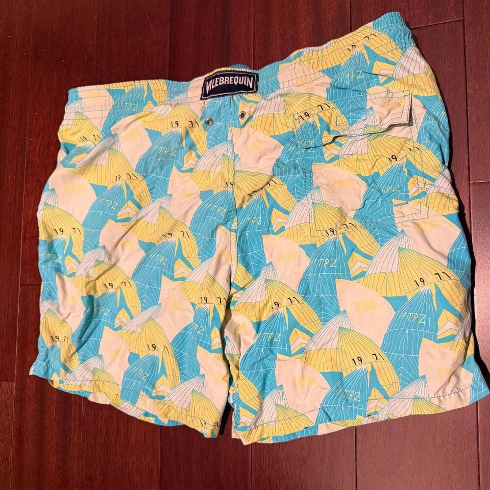 Vilebrequin Vilebrequin Men Swim Shorts Size XL Graphic Print 8/10 Size US 36 / EU 52 - 3 Thumbnail