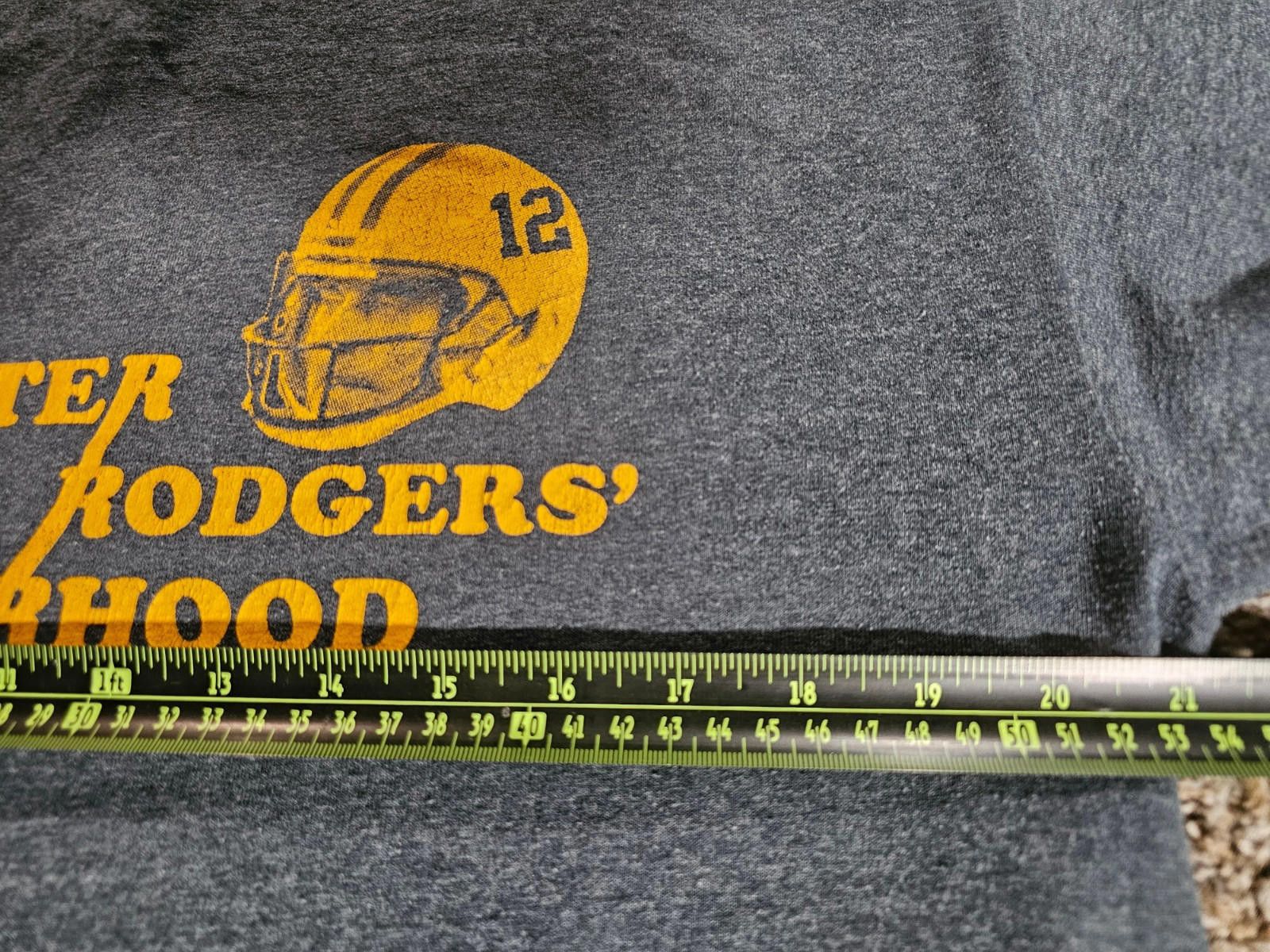 Designer Sconnie Mister Rodgers' Neighborhood #12 Packers Tshirt L Size US L / EU 52-54 / 3 - 5 Thumbnail
