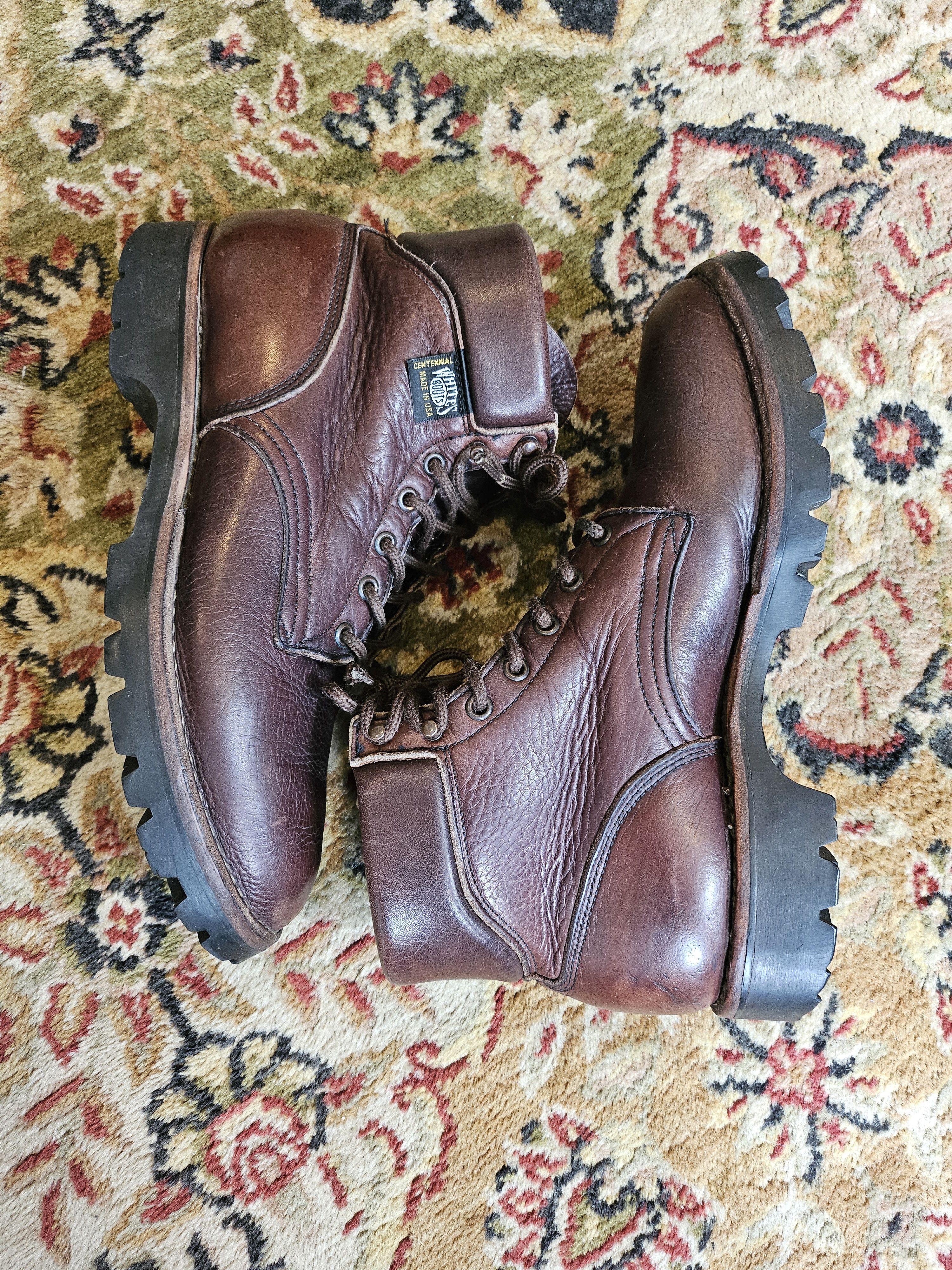 White's Boots Whites Centennial Hiker 353CH-V Brown Voyager 10B 9.5 Size US 10 / EU 43 - 4 Thumbnail