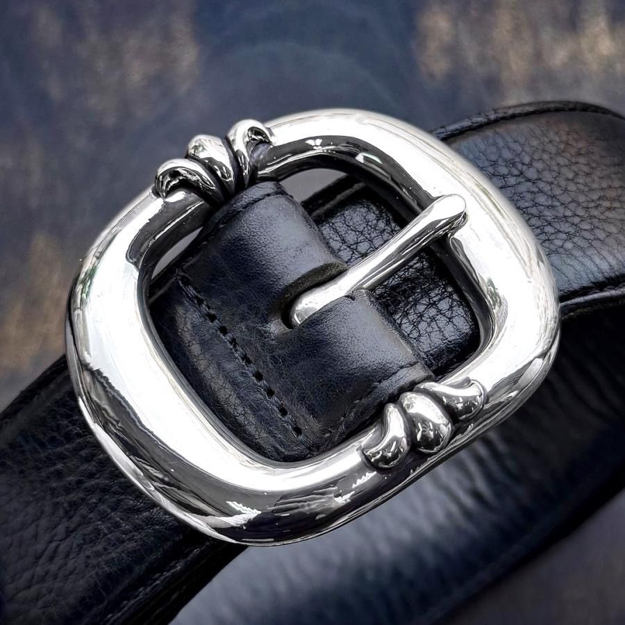 Chrome Hearts 32inch Chrome Hearts Gunslinger Leather Belt 1.5 Size ONE SIZE - 2 Thumbnail