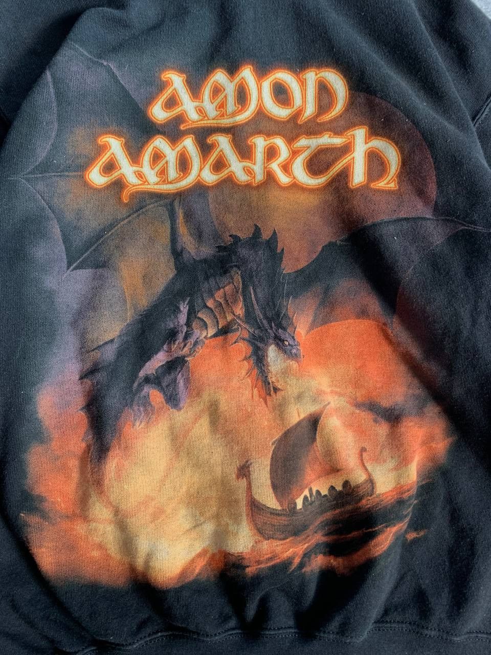 Band Tees Vintage Amon Amarth boxy zip hoodie death metal y2k Size US M / EU 48-50 / 2 - 7 Thumbnail