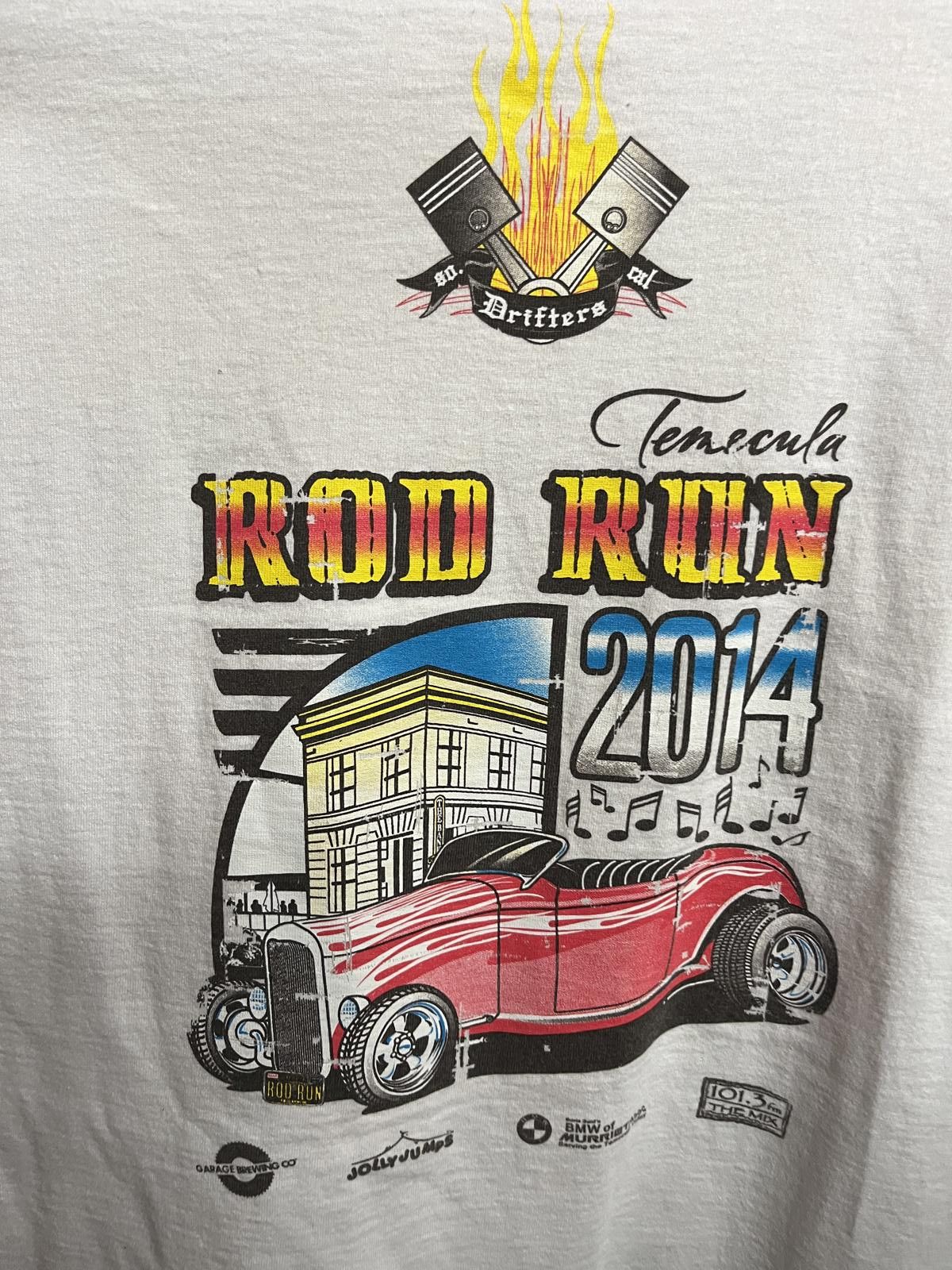 Designer California Hot Rod T-shirt Temculda Rod Run 2014 3XL Size US XXL / EU 58 / 5 - 6 Thumbnail