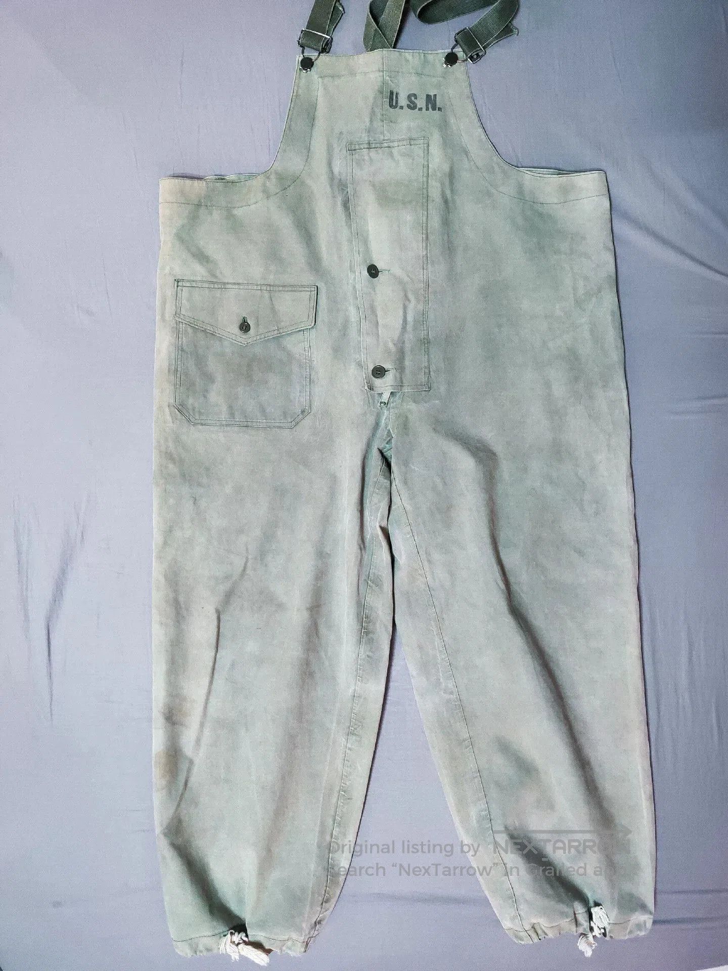 Vintage USN Original Deck Pants. Size US 30 / EU 46 - 1 Thumbnail
