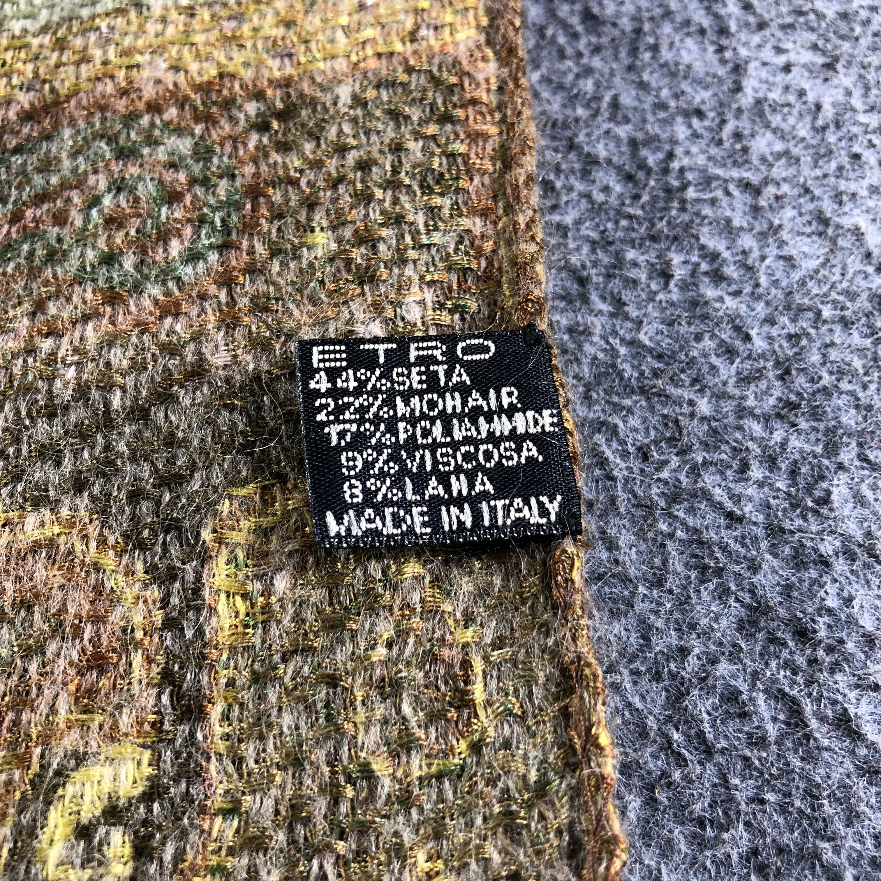 Etro Etro Silk/Mohair Scarf Muffler Neckwear Stole V2667 Size ONE SIZE - 5 Thumbnail
