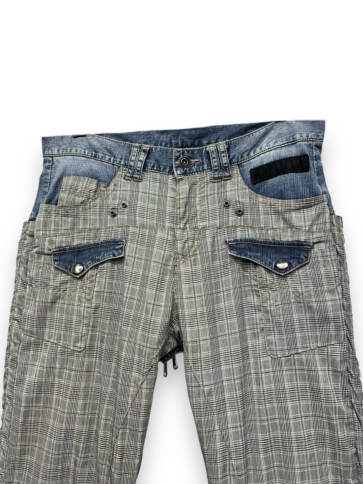 Grailed PPFM EASTERN ROCK ANARCHY DENIM Punk Zipper Reversible Denim Size US 31 - 15 Thumbnail