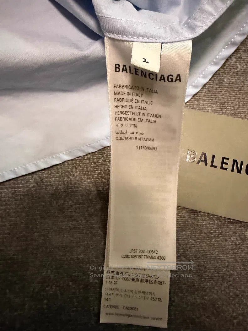 Balenciaga Balenciaga Oversized Shirt Size US S / EU 44-46 / 1 - 4 Thumbnail