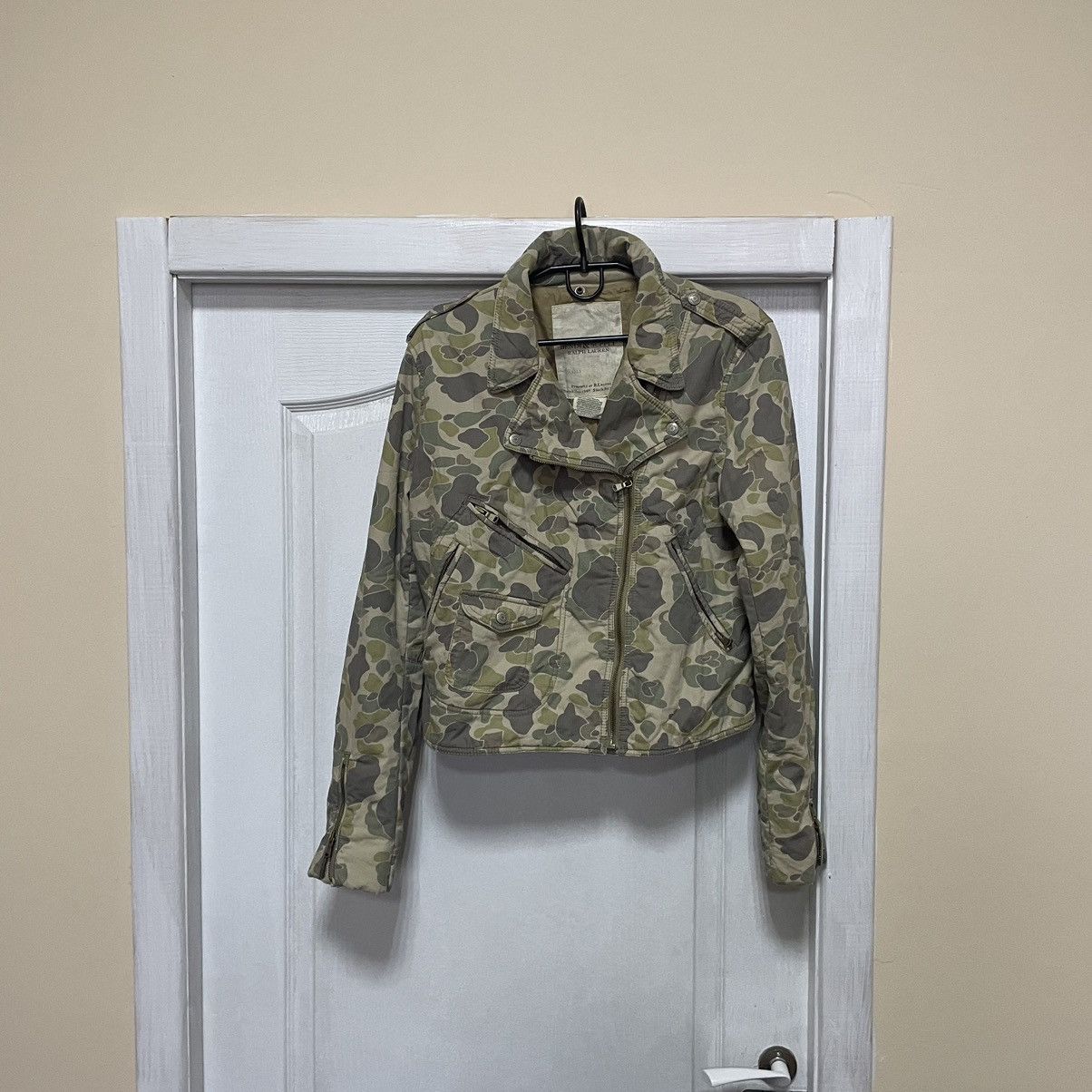 Denim & Supply Ralph Lauren × Polo Ralph Lauren Rare 90s Polo Ralph Lauren camo bomber jacket avia ma1 fly Size L / US 10 / IT 46 - 1 Thumbnail