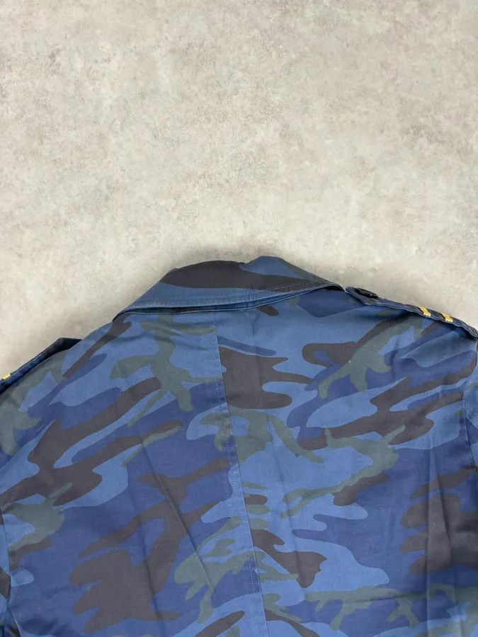Daniele Alessandrini Daniele Alessandrini Navy Military Patch Blue Camouflage Shirt Jacket Size US M / EU 48-50 / 2 - 6 Thumbnail