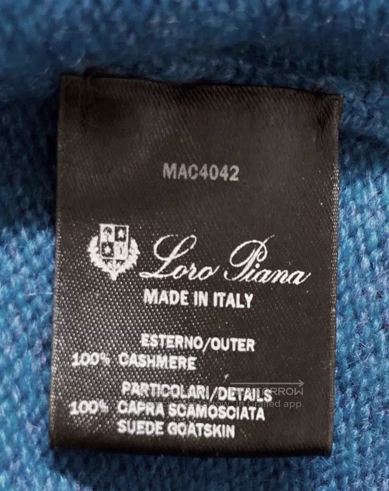 Loro Piana Loro Piana Blue, ribbed goat cashmere sweater Size M / US 6-8 / IT 42-44 - 5 Thumbnail