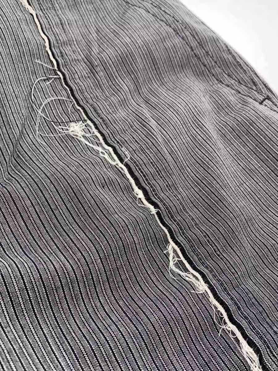 Comme des Garcons × Comme des Garcons SHIRT Reconstructed Exposed Centre Seam Pants Size US 31 - 4 Thumbnail
