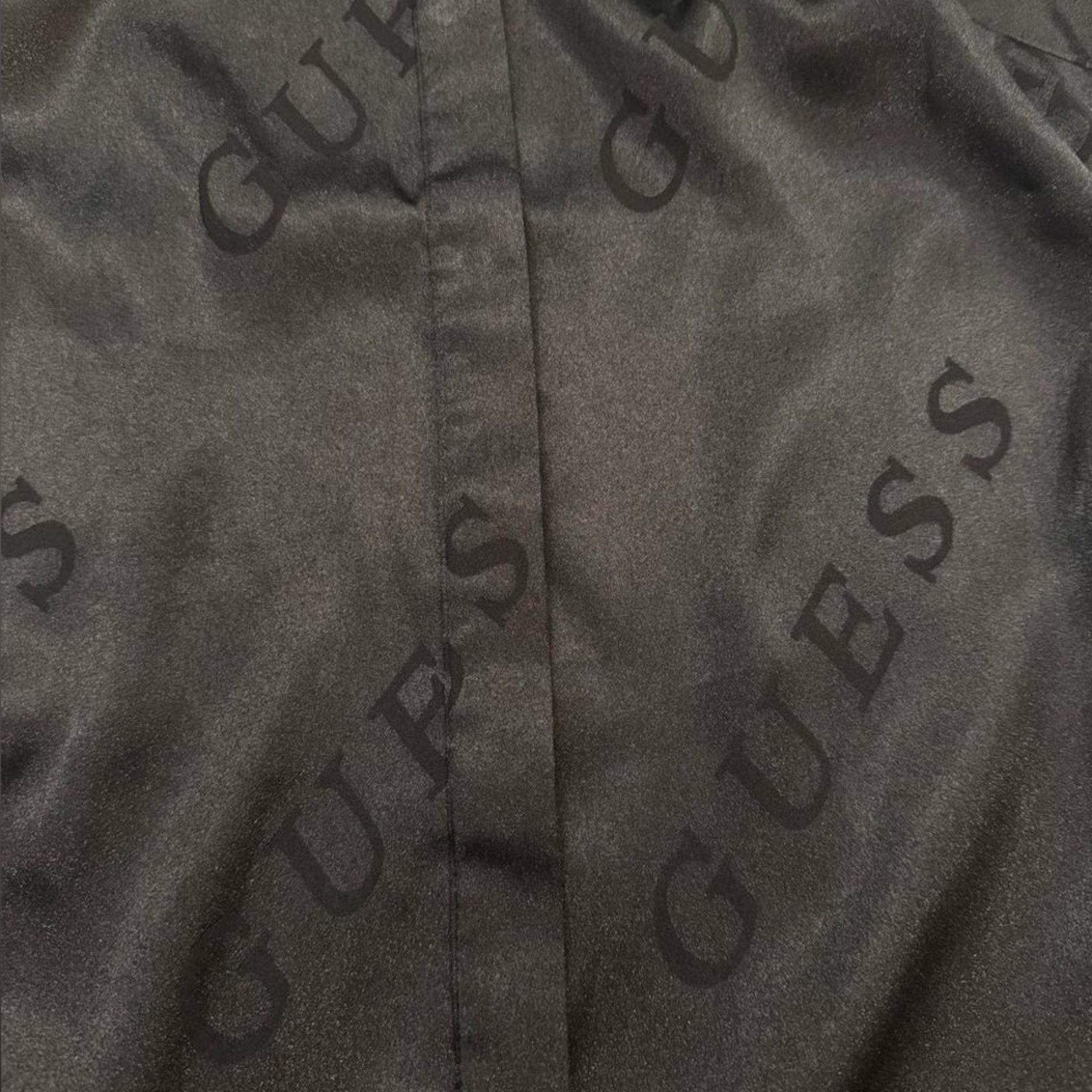 Guess Guess Alina Logo Shirt Dress Size XS Casual LBD It Girl Size XS / US 0-2 / IT 36-38 - 4 Thumbnail