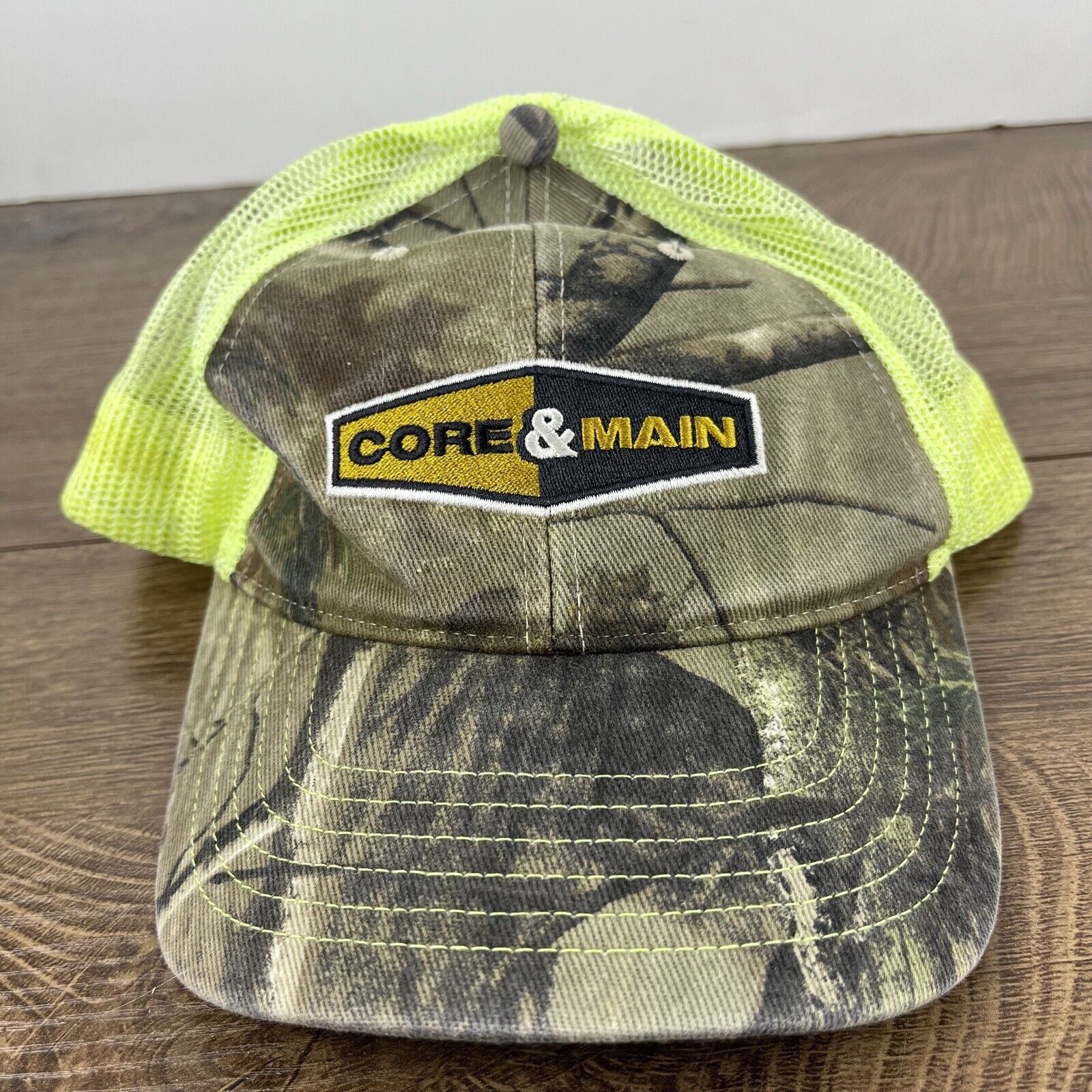 Other Core & Main Hat Core Main Hat Green Camo Adjustable Hat Gree Size ONE SIZE - 5 Thumbnail