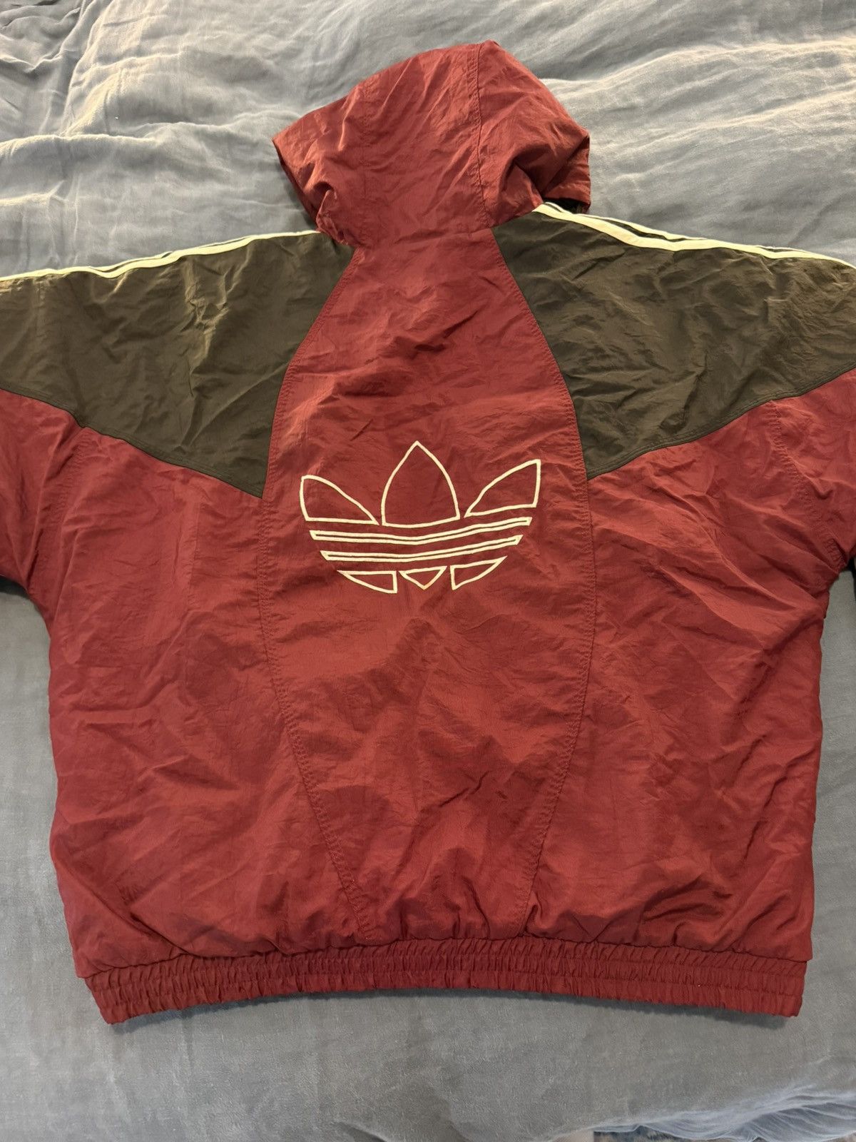 Adidas Vintage Y2K 90s Rare Red Adidas Winter Jacket XL Size US XL / EU 56 / 4 - 7 Thumbnail