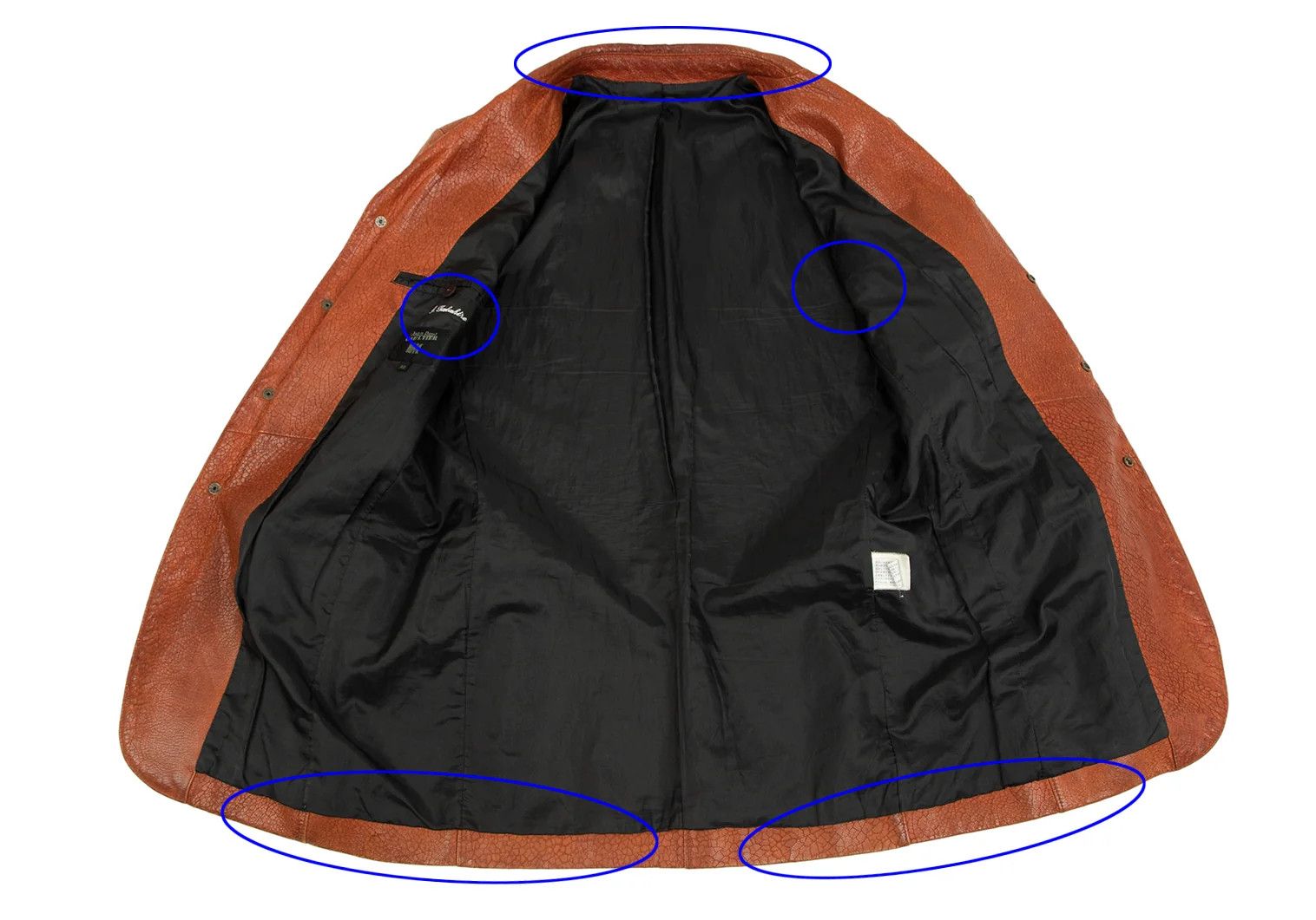 Jean Paul Gaultier Leather Jacket in Brown, Size 48 Size US M / EU 48-50 / 2 - 11 Thumbnail