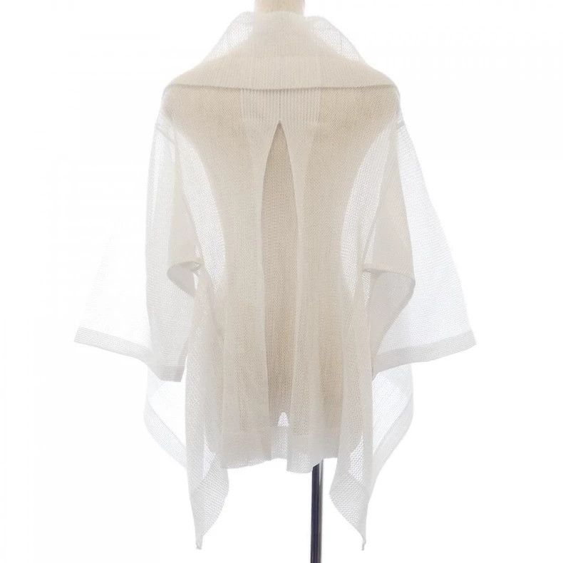 Issey Miyake Issey Miyake White see-through cardigan Size L / US 10 / IT 46 - 2 Thumbnail
