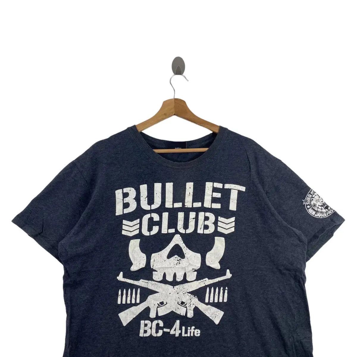 Vintage NEW JAPAN PRO WRESTLING NJPW Bullet Club Tee Shirt Top BC Size US XXL / EU 58 / 5 - 2 Thumbnail