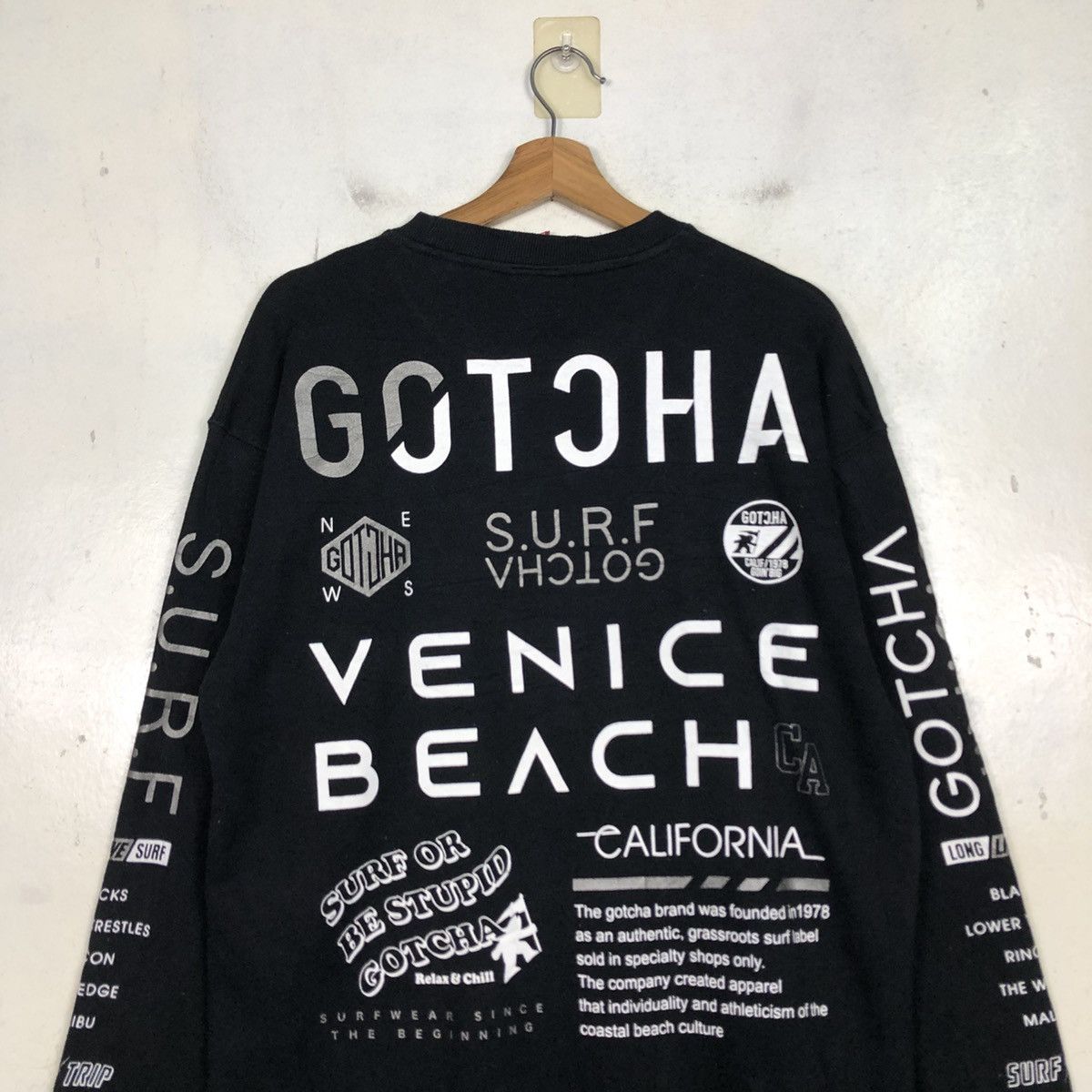 Gotcha 📌Full Print Sweatshirt Crewneck Gotcha Over Print Punk Size US M / EU 48-50 / 2 - 13 Thumbnail