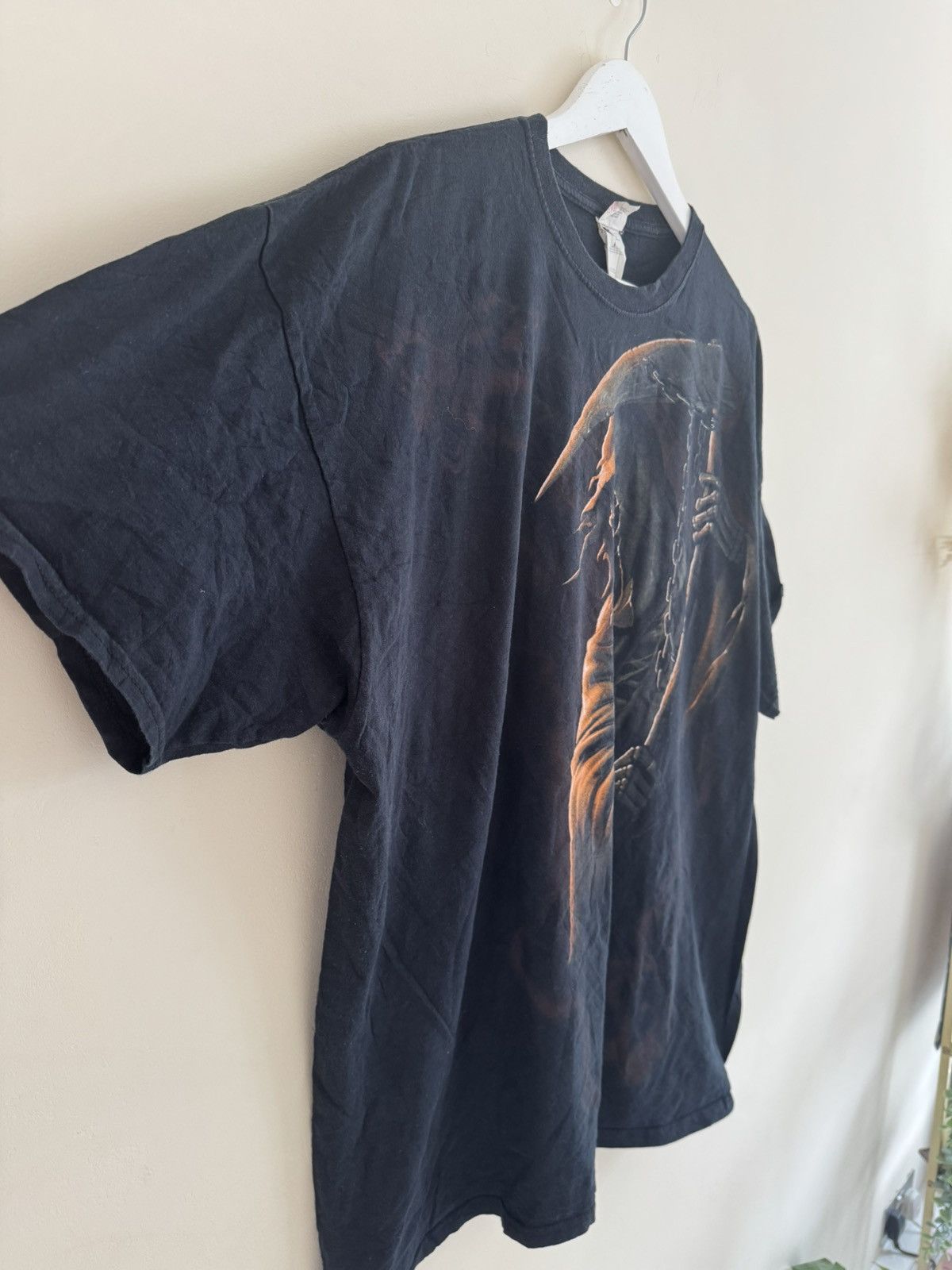 Fruit Of The Loom Y2K Fruit of the Loom Grim Reaper Graphic Tee - Size 2XL Size US XXL / EU 58 / 5 - 2 Thumbnail