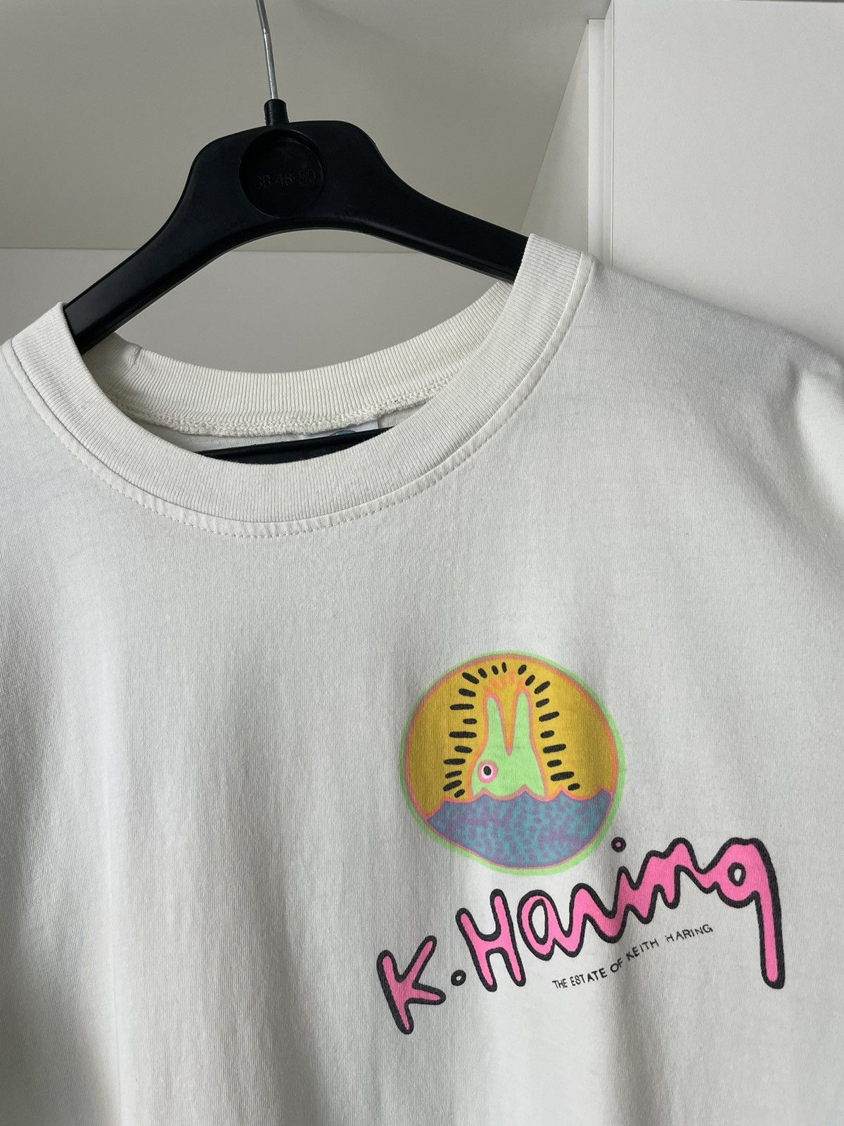 Keith Haring × Vintage 90s Vintage Keith Haring T-Shirt Bunny Printed Tee Size US L / EU 52-54 / 3 - 6 Thumbnail