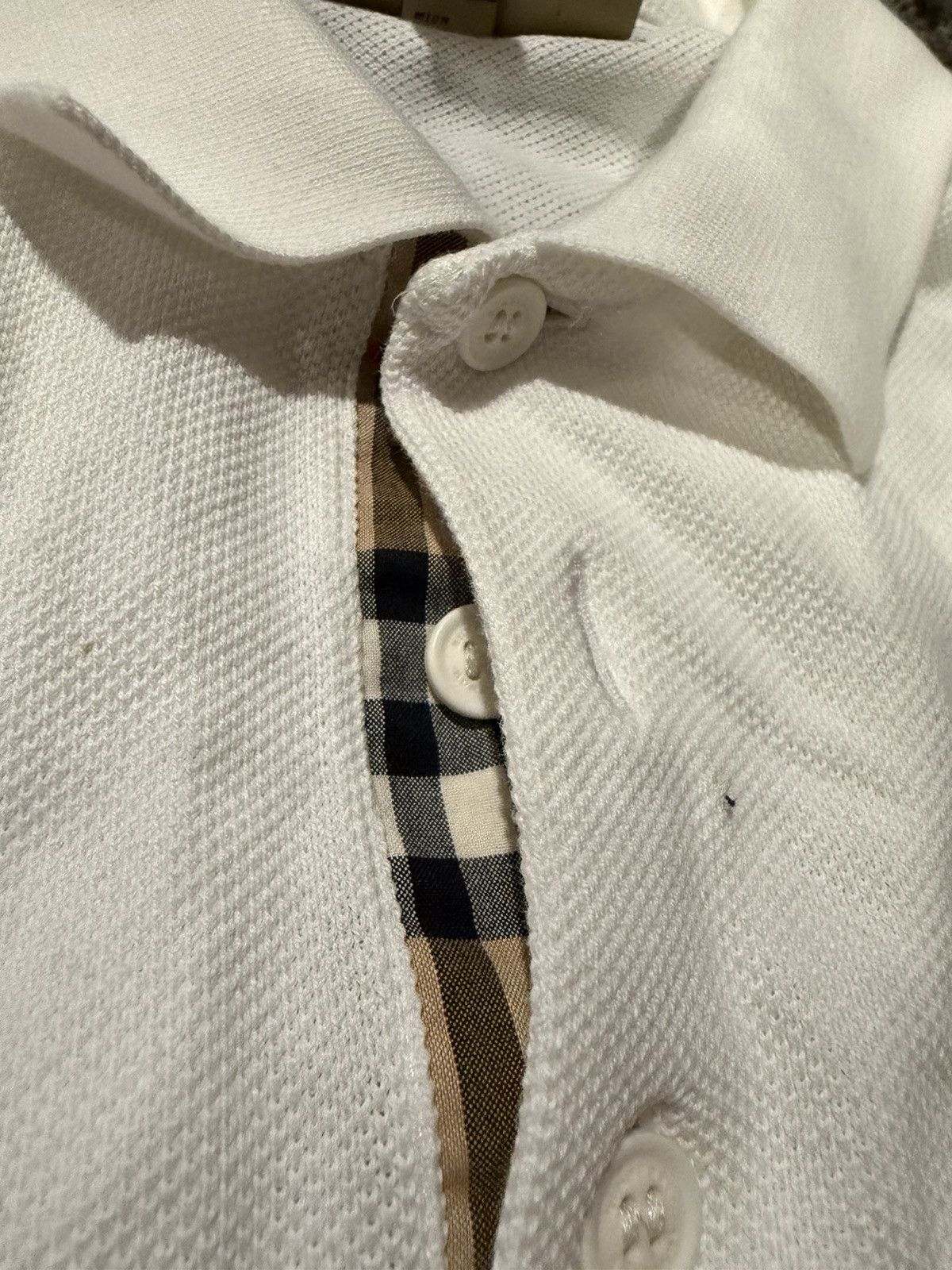 Burberry White Burberry Polo Size US S / EU 44-46 / 1 - 3 Thumbnail