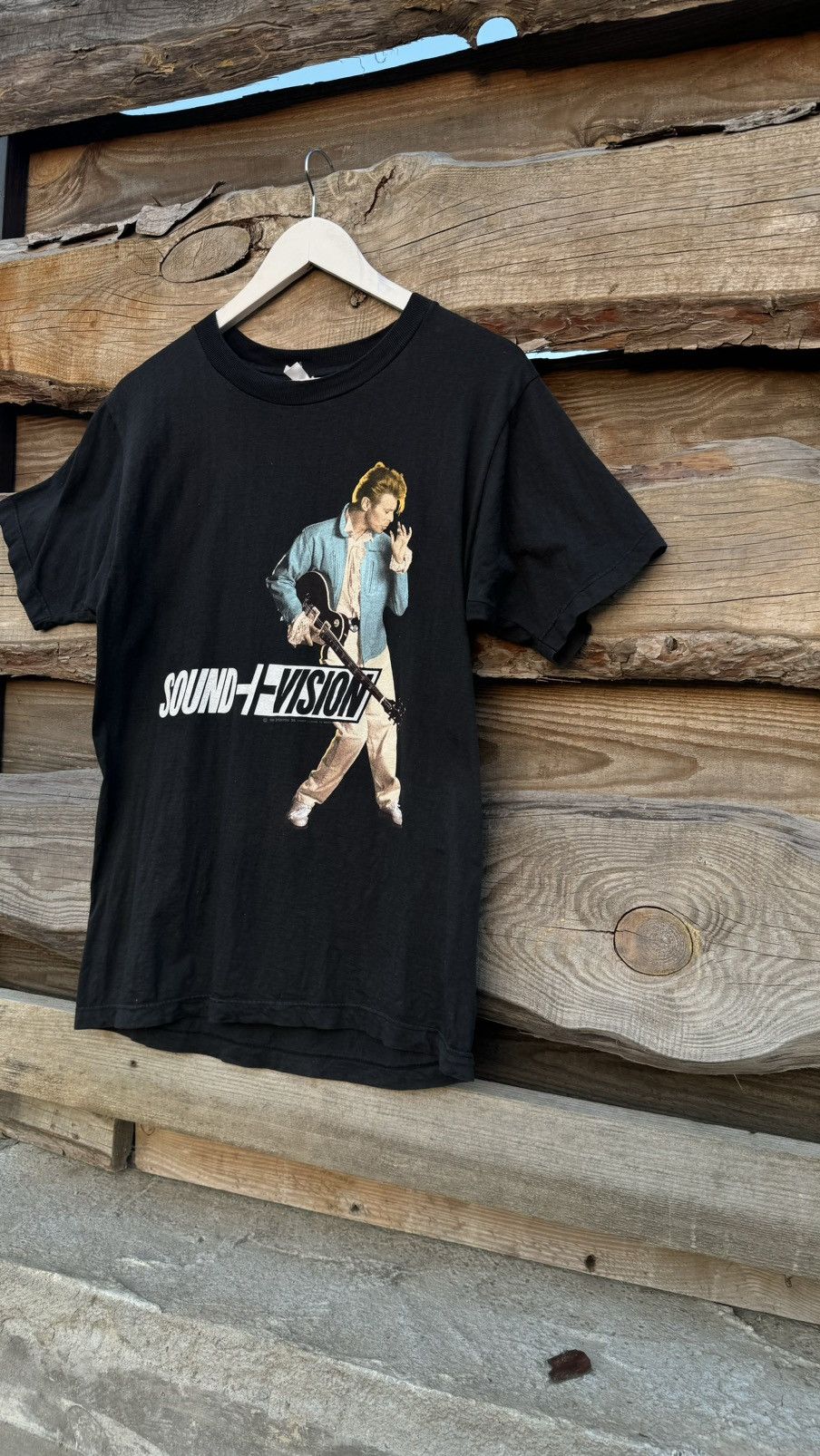 Band Tees × Vintage Vintage 1990 David Bowie Sound Vision Double Tour t-shirt Size US L / EU 52-54 / 3 - 2 Thumbnail