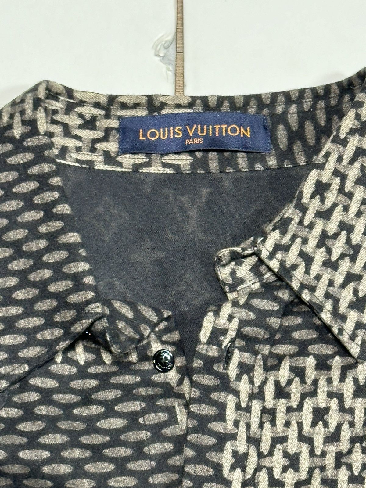 Louis Vuitton Louis Vuitton Giant Damier Monogram Waves Flannel Shirt Size US XXL / EU 58 / 5 - 4 Thumbnail