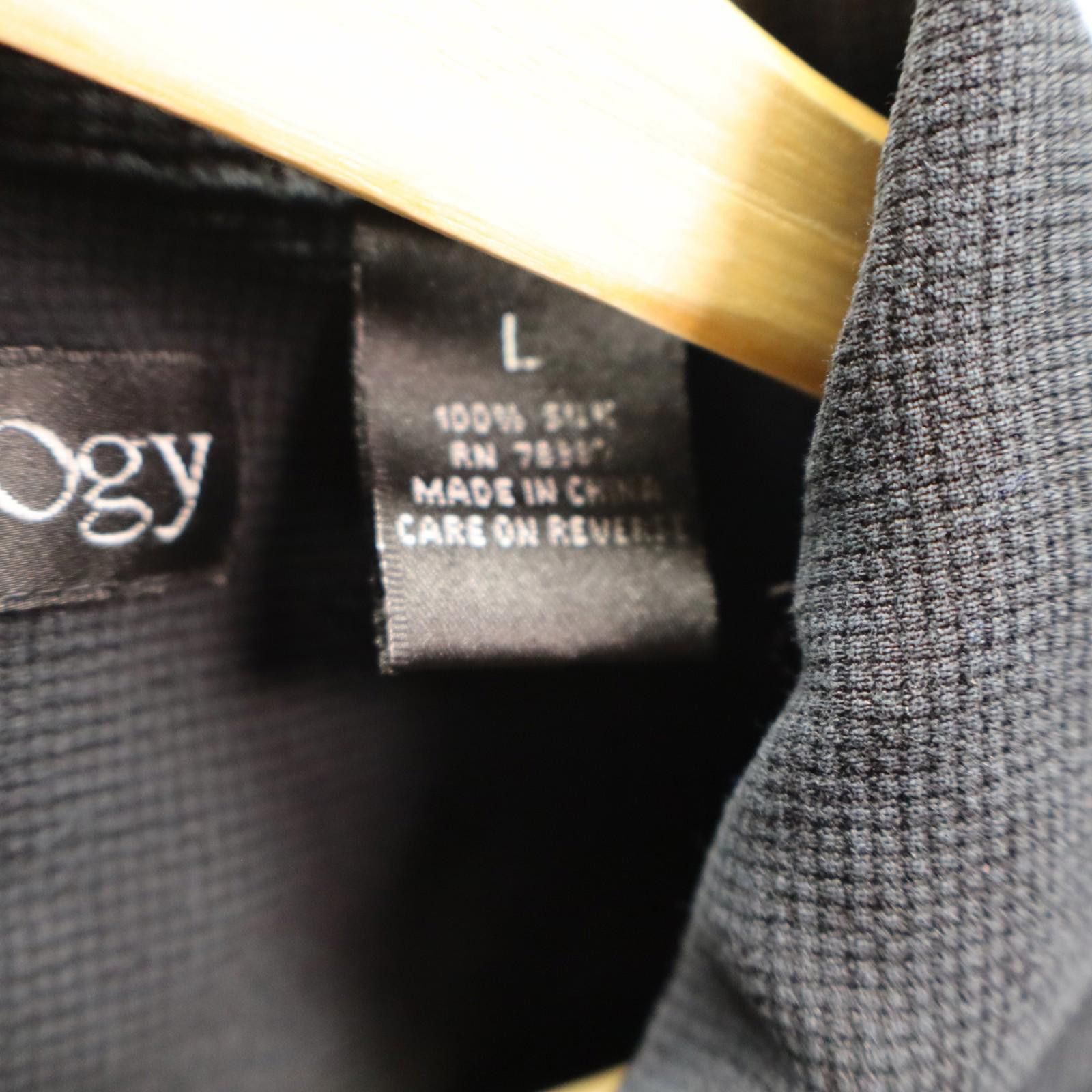 Other Anthology 100% Silk Button Down Shirt Large Black Hawaiian Size US L / EU 52-54 / 3 - 6 Thumbnail