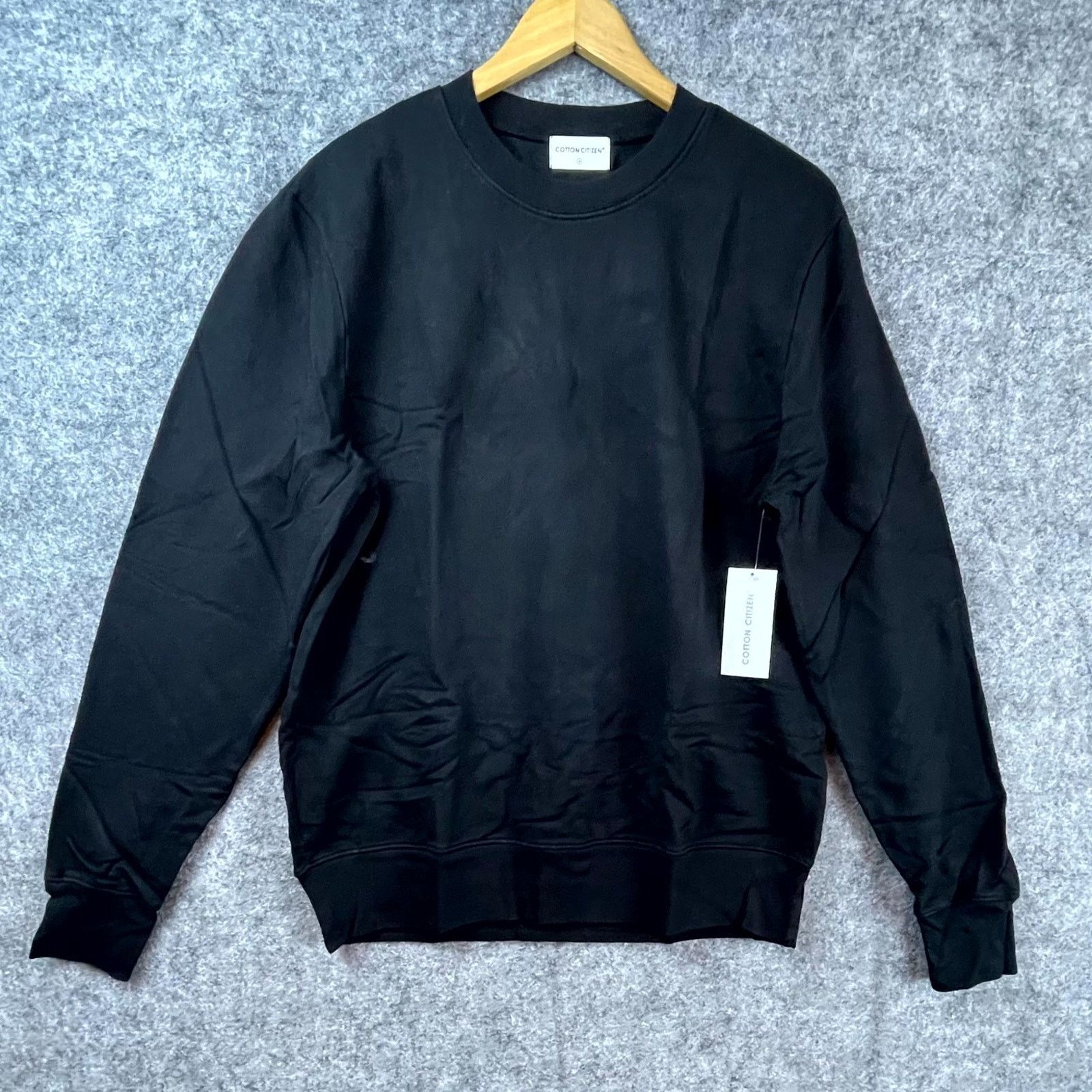 COTTONCITIZEN Cotton Citizen Cobain Crew Neck Sweatshirt Medium Jet Black Size US M / EU 48-50 / 2 - 1 Thumbnail