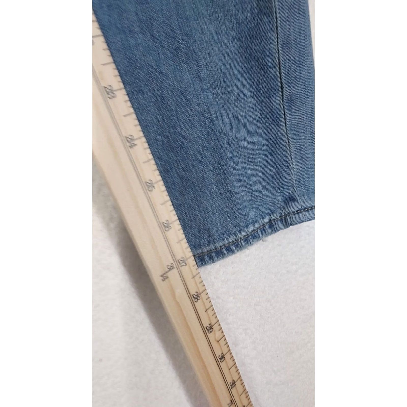 Lucky Brand Lucky Brand Brooke Skinny Jeans Women Size 8 29 Blue Denim Jeans Women Regular Skinny 5-Pocket Stretch Button Zip MId Rise Light Wash Cotton Denim Size 30" / US 8 / IT 44 - 6 Thumbnail