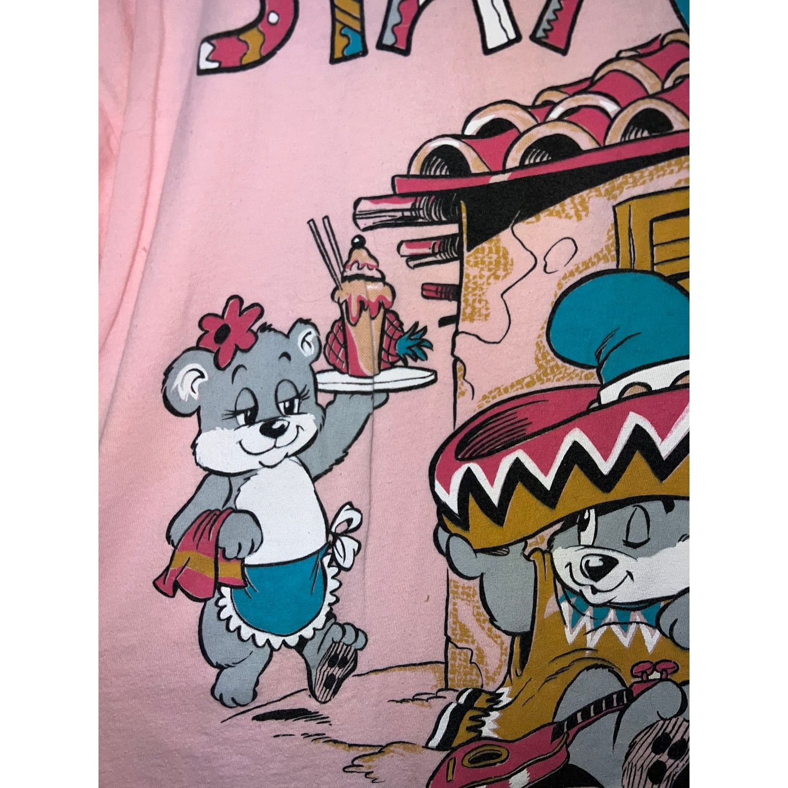 Vintage Vintage Teddy Bear Shirt Stay Cool Buddy Pink Tee 90s VTG L Size US L / EU 52-54 / 3 - 4 Thumbnail