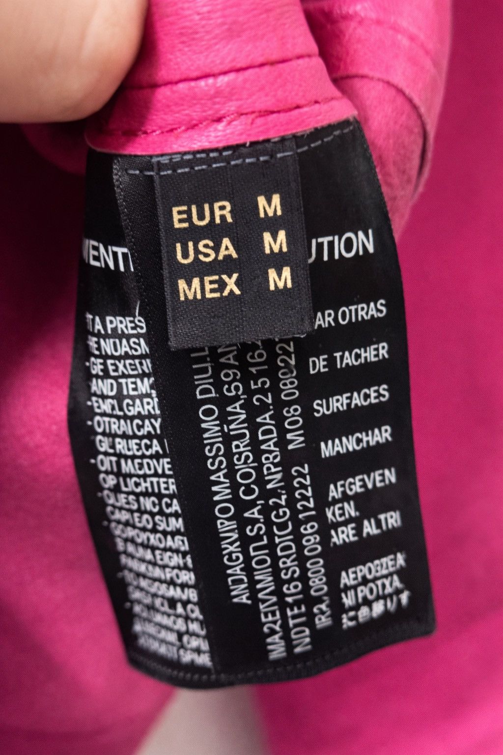 Massimo Dutti Massimo Dutti Fuchsia Pink Sheep Leather Shirt Jacket - Rare Size M / US 6-8 / IT 42-44 - 4 Thumbnail