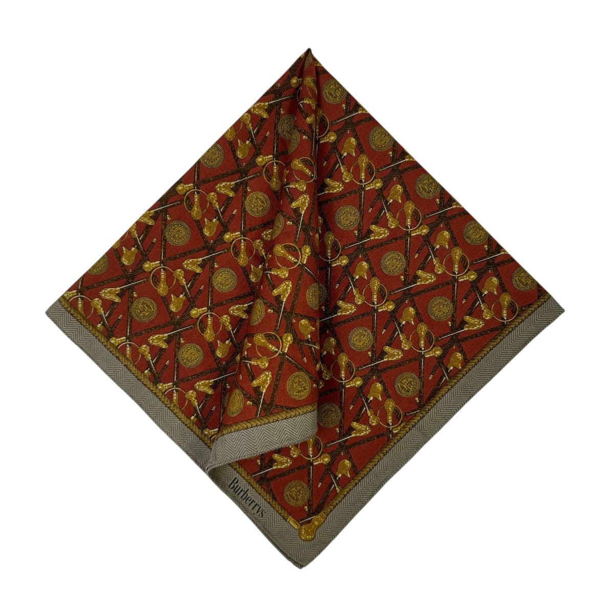 Burberry Vintage Burberrys Handkerchief, Pocket Square, Neck Scarf Size ONE SIZE - 1 Thumbnail