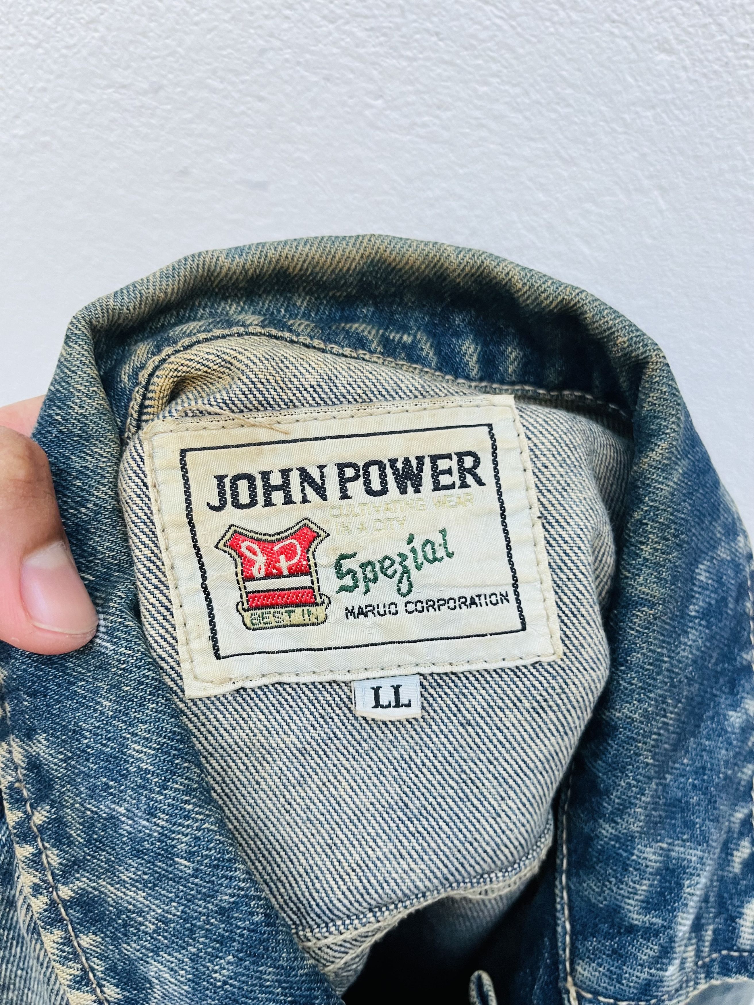 Band Tees Vintage John Power Custom Motorhead Acis Wash Jacket Size US M / EU 48-50 / 2 - 8 Thumbnail