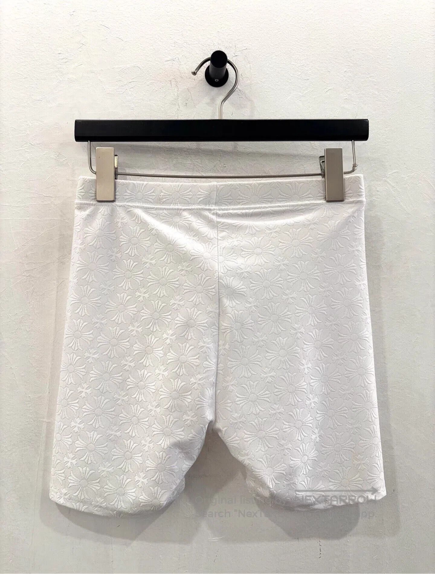 Chrome Hearts Chrome Hearts White Cross Logo Women's Shorts. Size 24" / US 00 / IT 34 - 2 Thumbnail