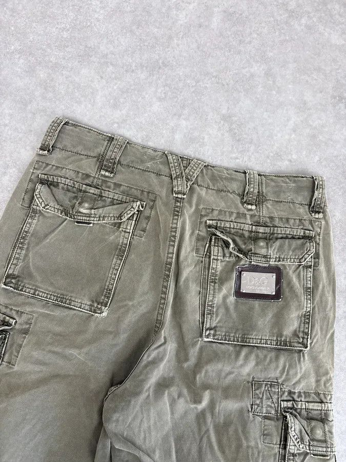 Dolce & Gabbana AW2004 Dolce & Gabbana Khaki Cargo Distressed Shorts Size US 32 / EU 48 - 7 Thumbnail