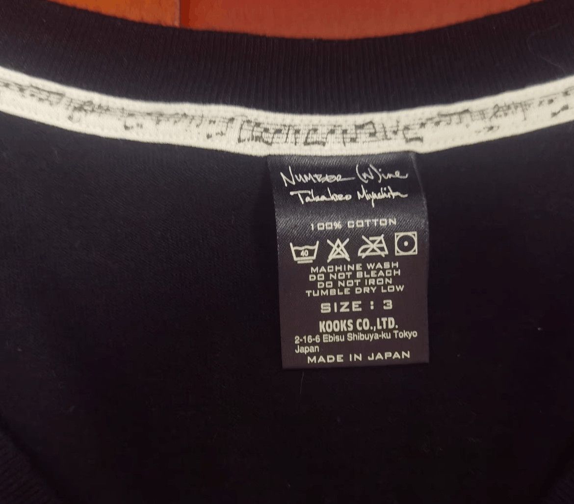 Number (N)ine Sz 3 Number Nine 09SS V-neck Last Say Goodbye Tee Size US L / EU 52-54 / 3 - 5 Thumbnail