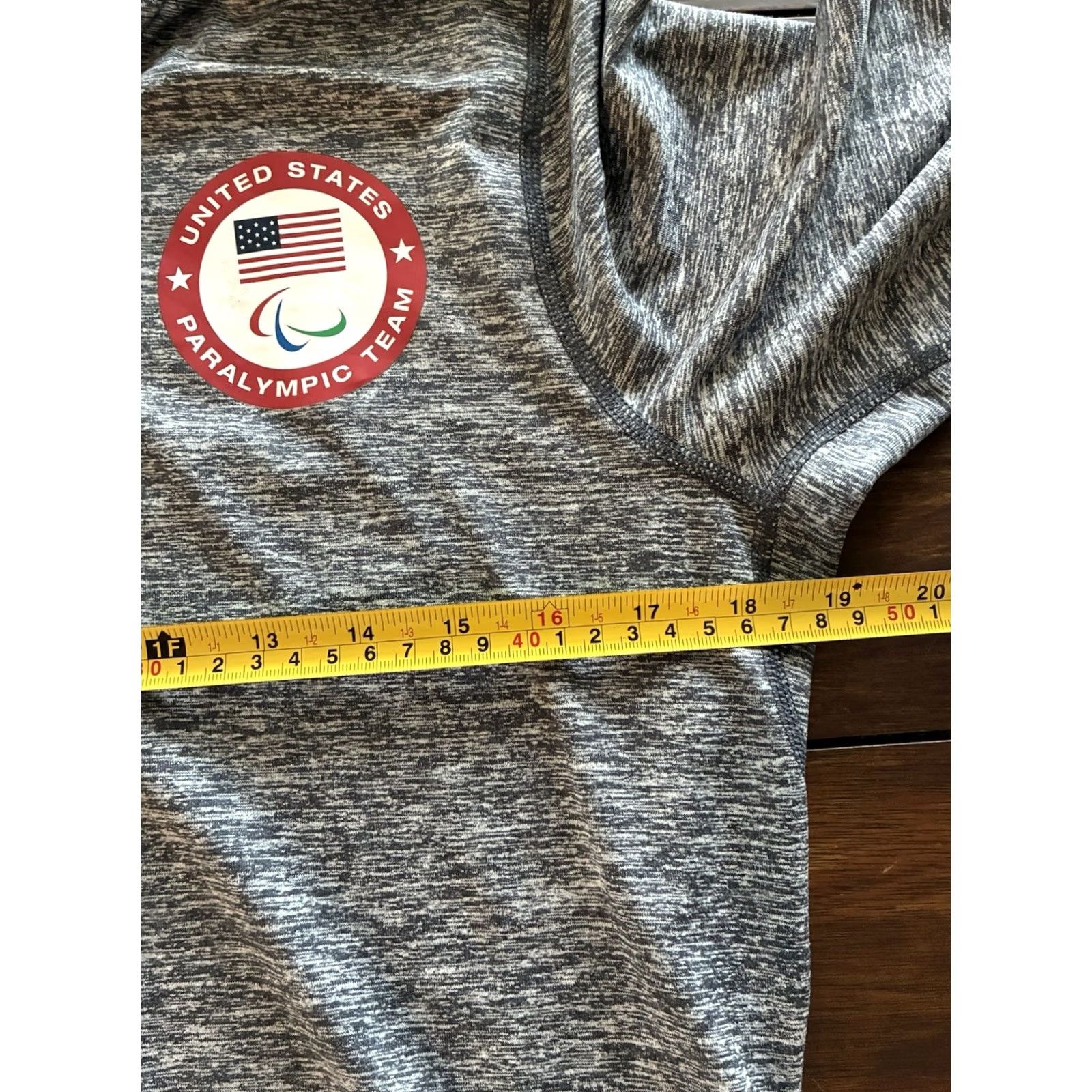 Nike Nike Running Quarter Zip Pullover Mens M Grey United States Paralympic Team Size US M / EU 48-50 / 2 - 3 Thumbnail
